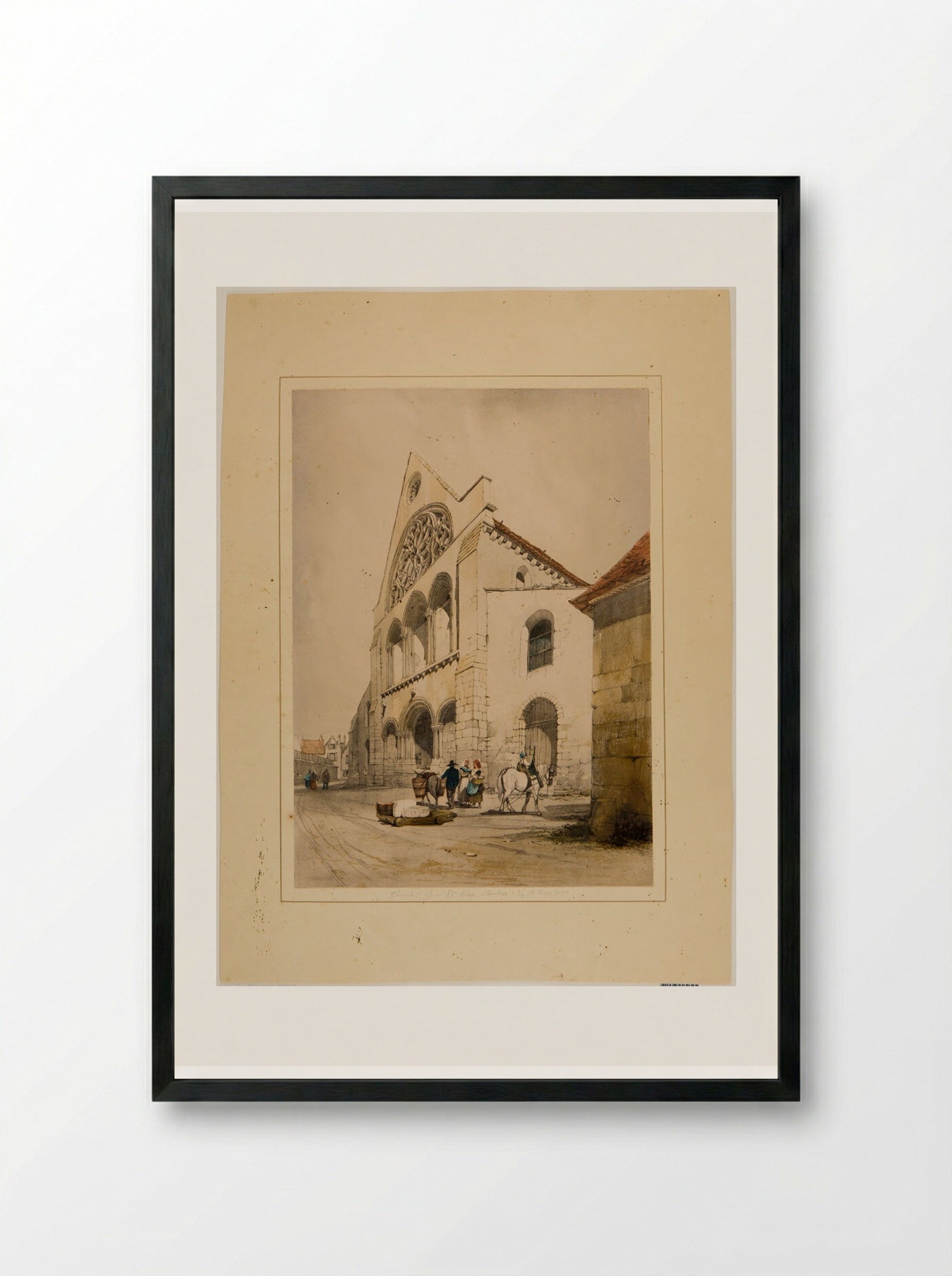 S. André, Chartres - Thomas Shotter Boys - Framed Print Black