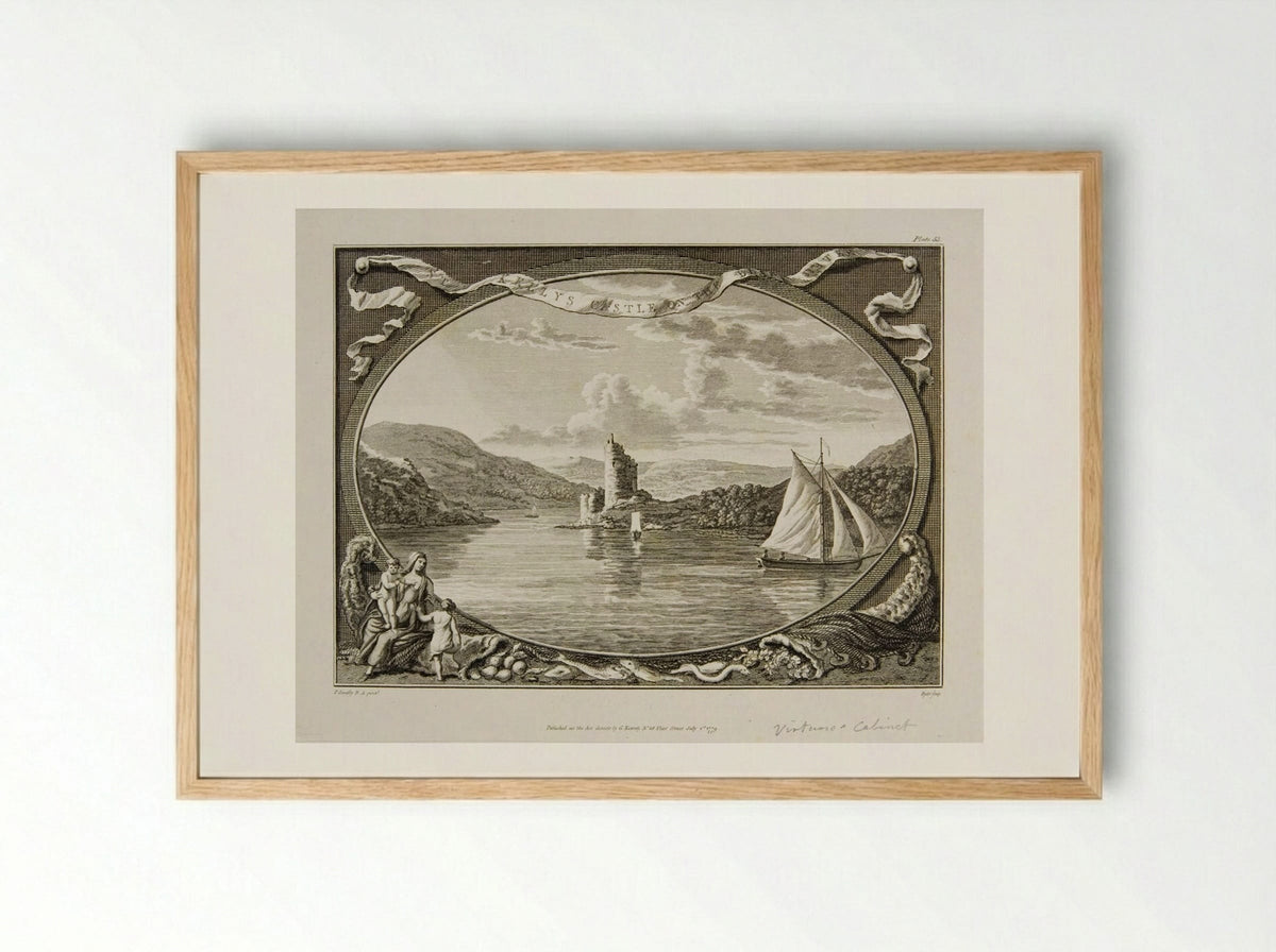 S. Kelly's Castle on the Blackwater - Thomas Ryder - Framed Print Wood