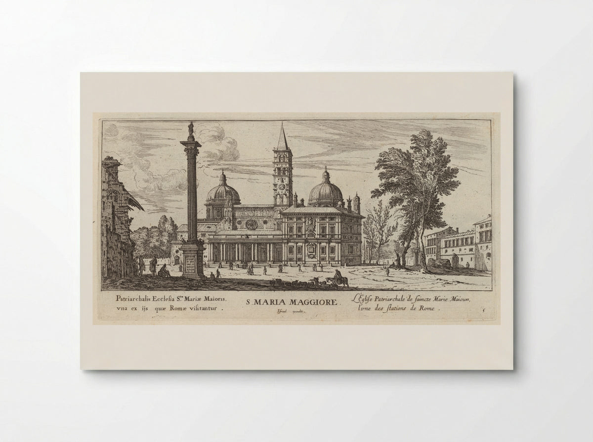 S. Maria Maggiore - Israël Silvestre - Poster