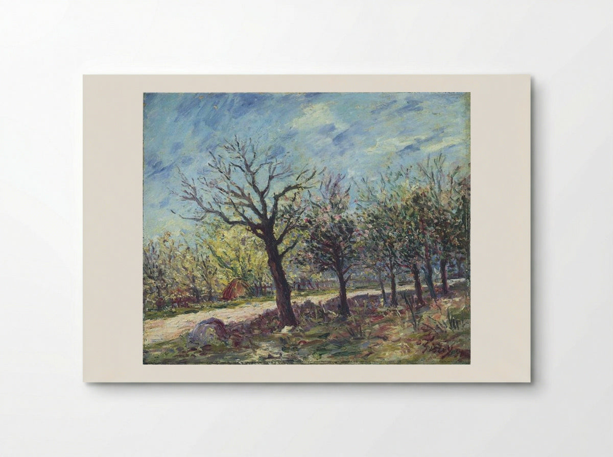 Sablons in Spring - Alfred Sisley - Poster