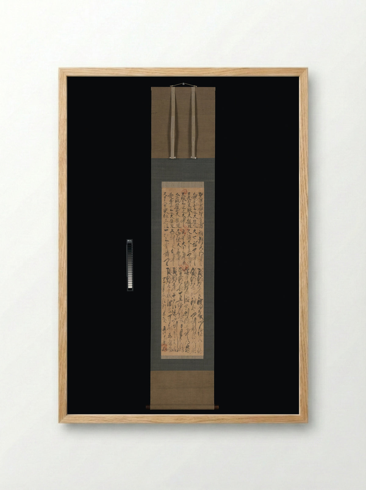 Sacred Names of Shinto Deities and the Oracles of the Three Shrines - Mokujiki Shōnin - Framed Print Wood