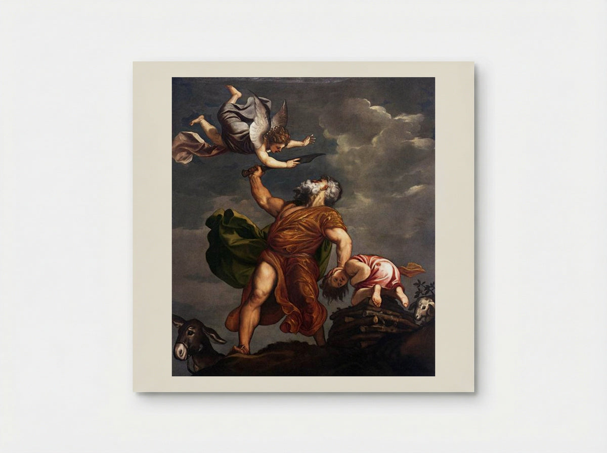 Sacrifice of Isaac - Titian - Poster