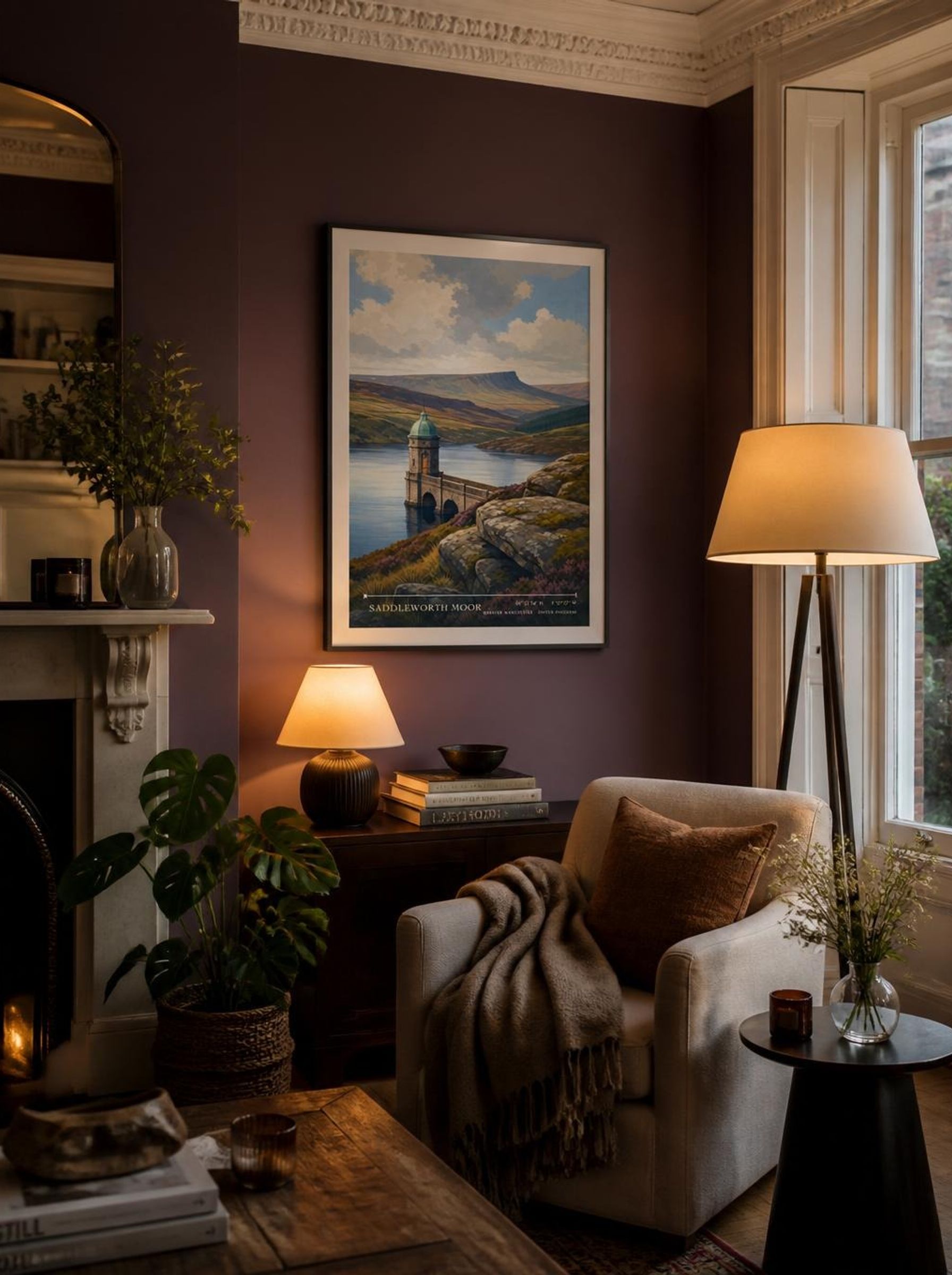 Saddleworth Moor Greater Manchester United Kingdom Travel Poster - Lifestyle
