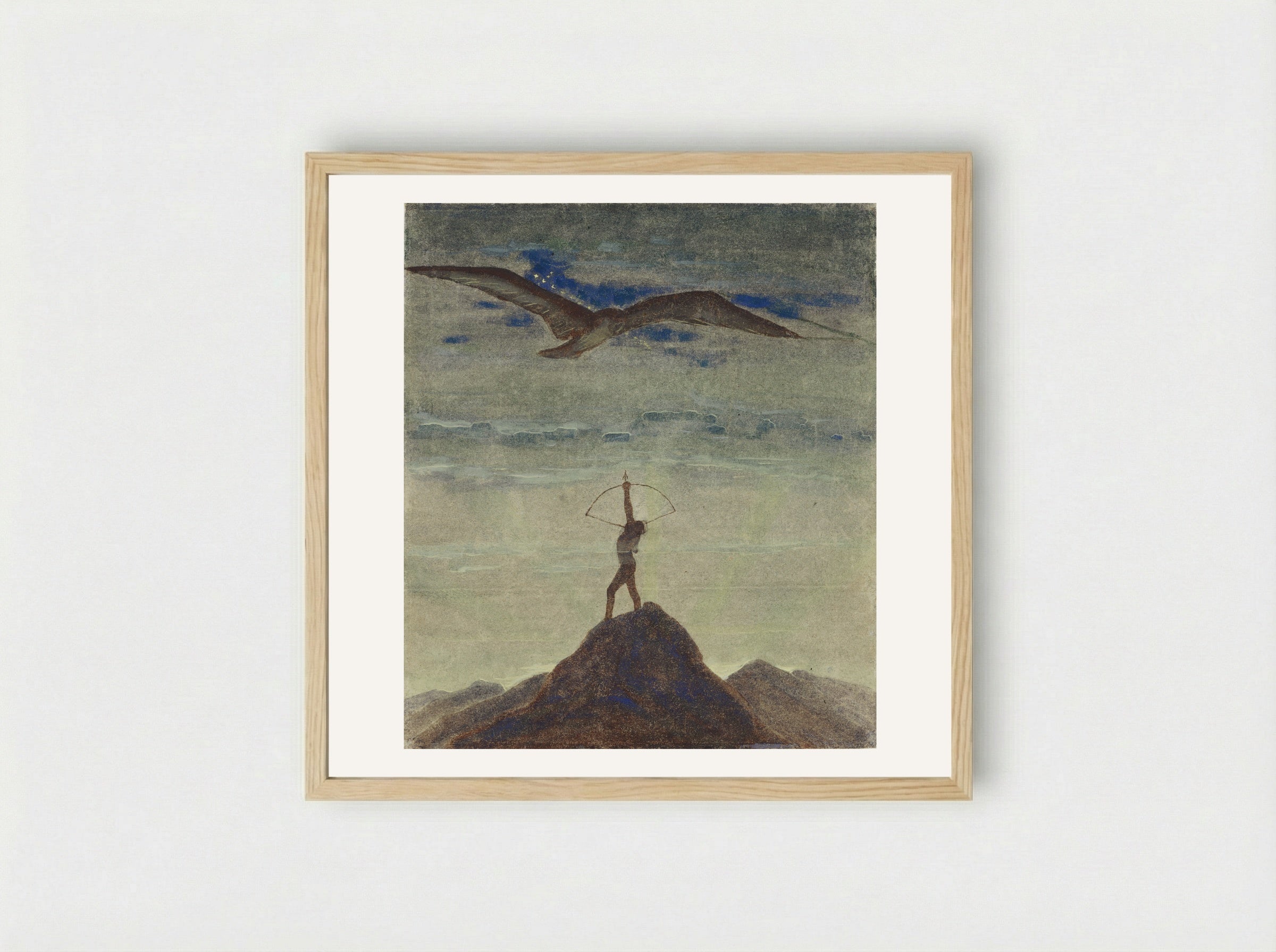 Sagittarius - Mikalojus Konstantinas Čiurlionis - Framed Print Wood