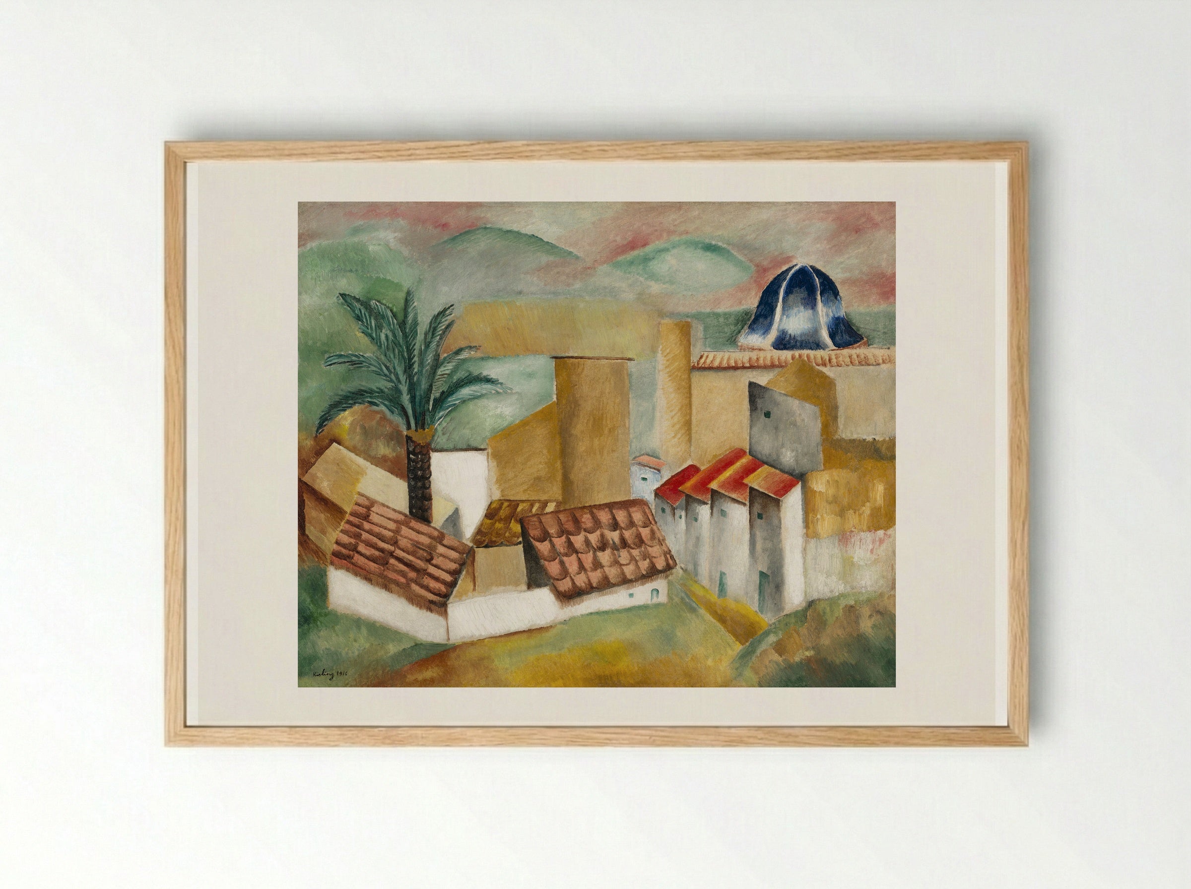 Sagunto - Moïse Kisling - Framed Print Wood