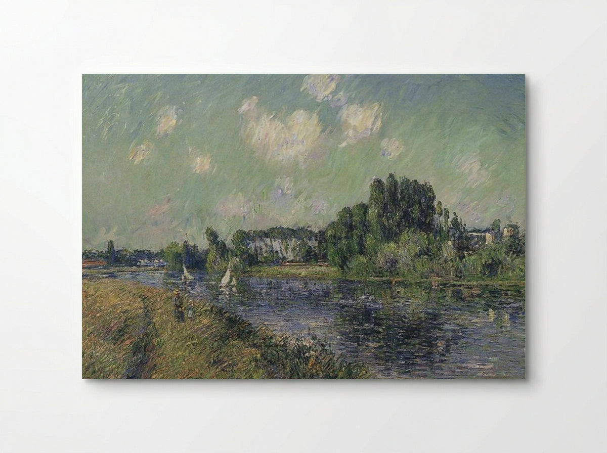 Sails on the Oise - Gustave Loiseau - Poster