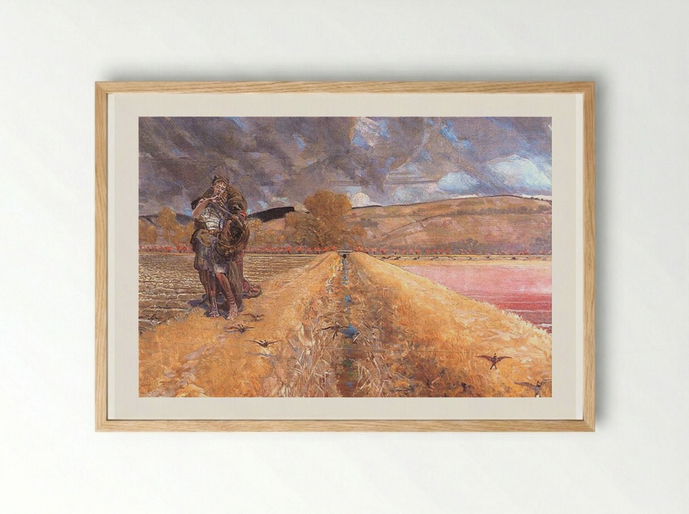 Saint Agnes - Jacek Malczewski - Framed Print Wood