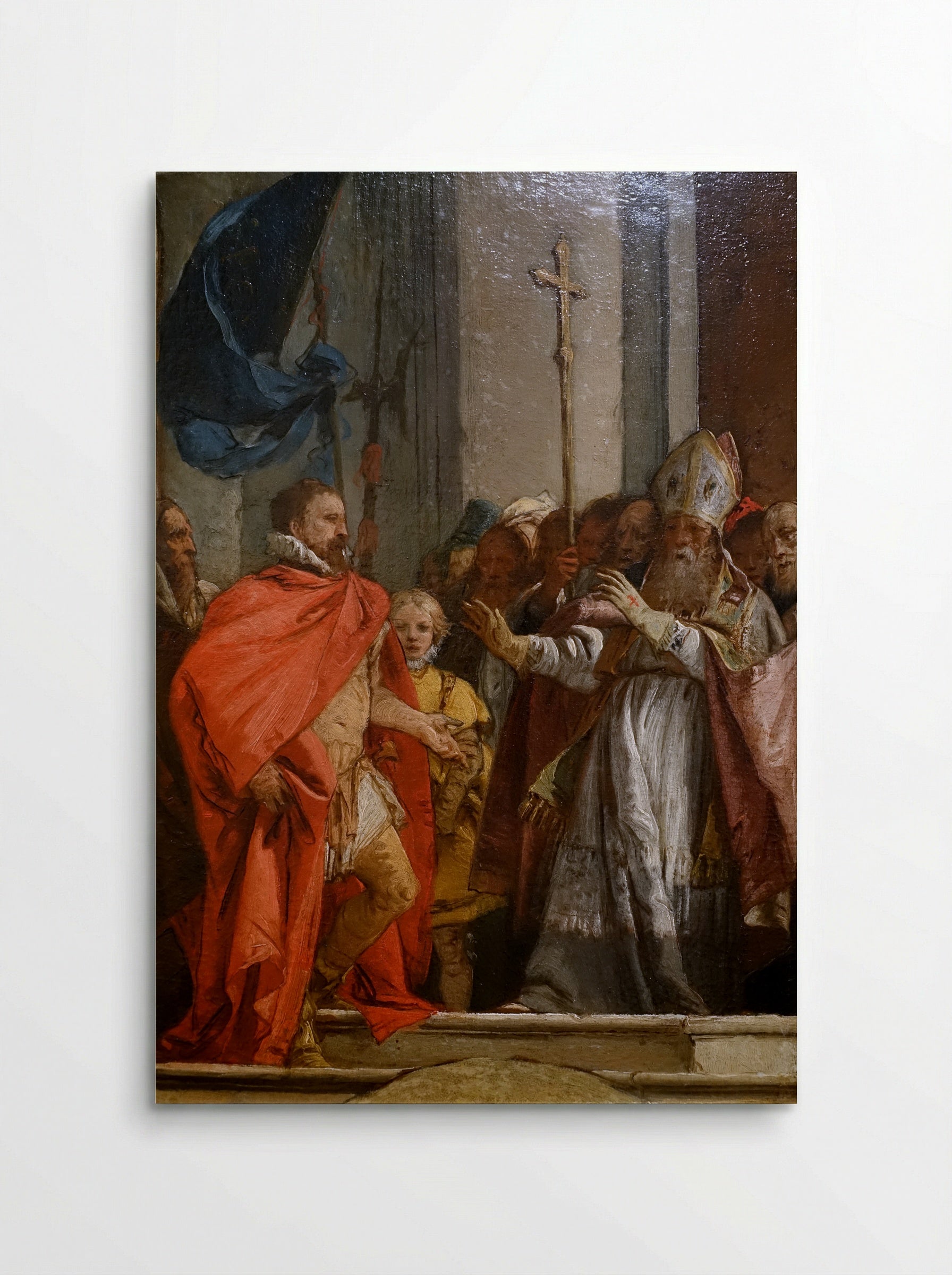 Saint Ambrose - Giovanni Domenico Tiepolo - Poster