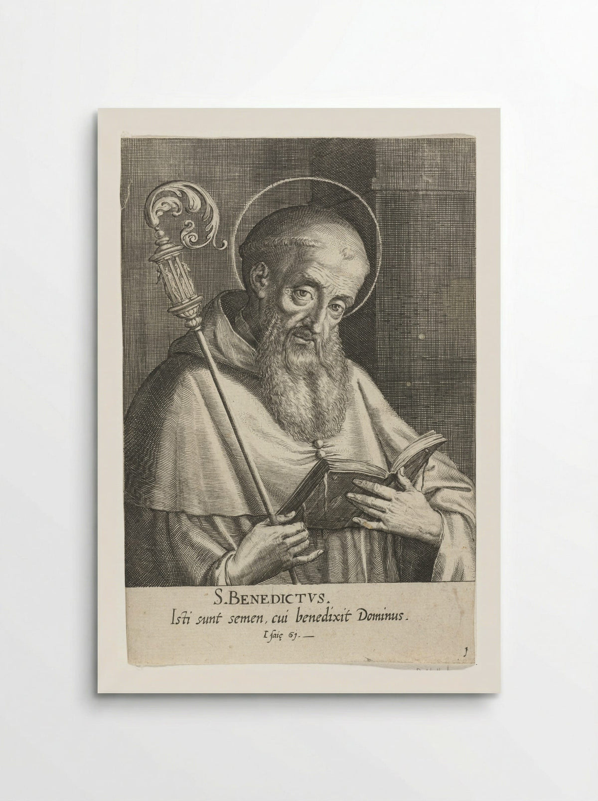 Saint Benedict - Dominicus Custos - Poster
