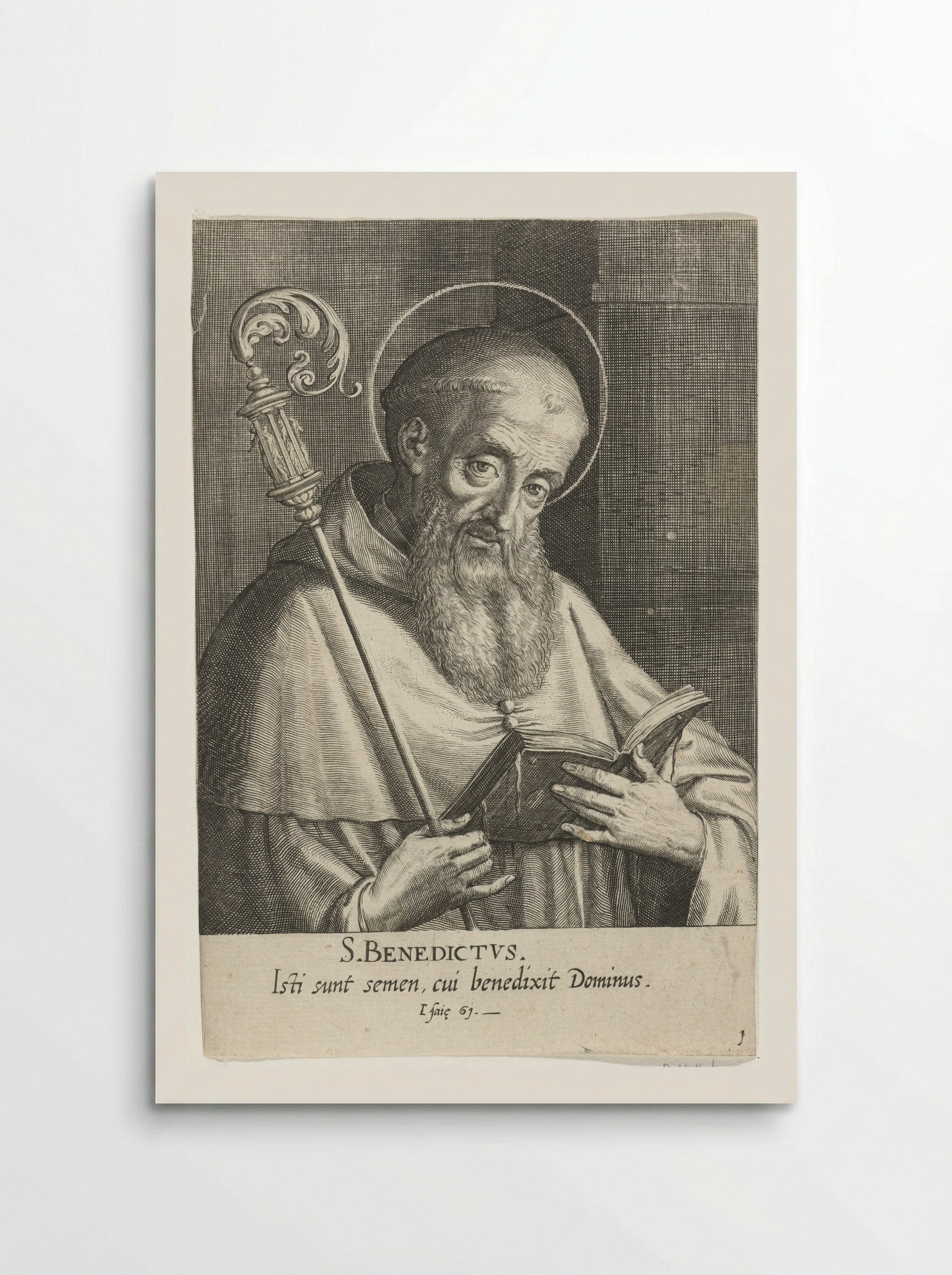 Saint Benedict - Dominicus Custos - Poster