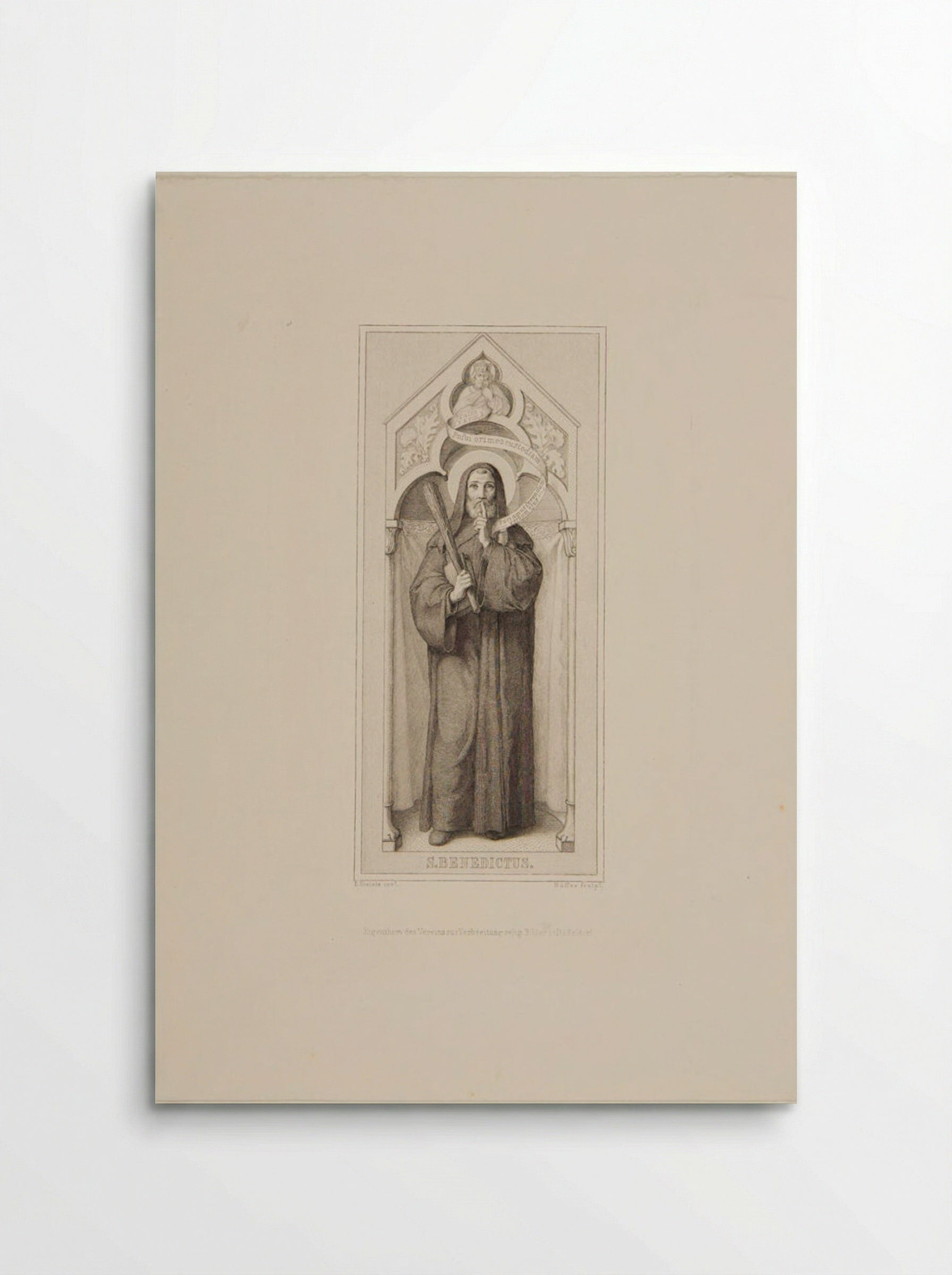 Saint Benedict - Heinrich Nüsser - Poster