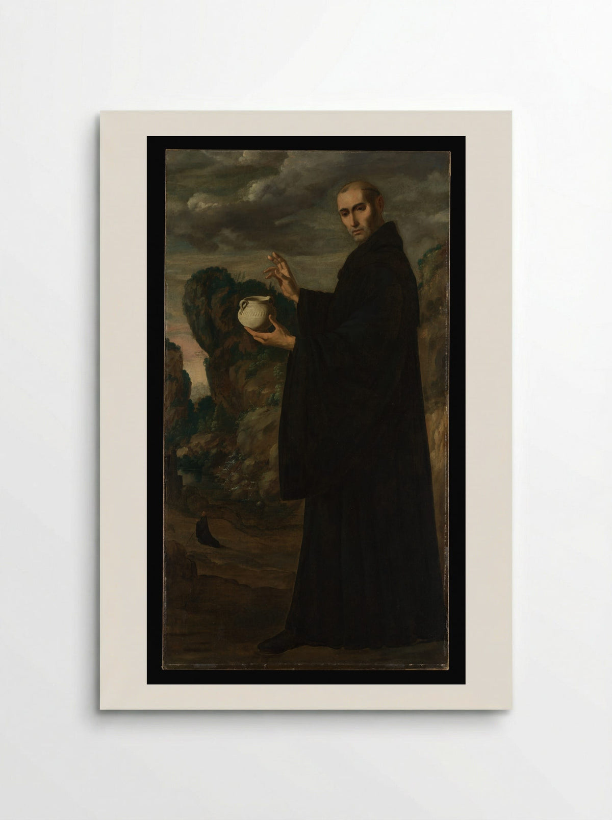 Saint Benedict - Francisco de Zurbarán - Poster