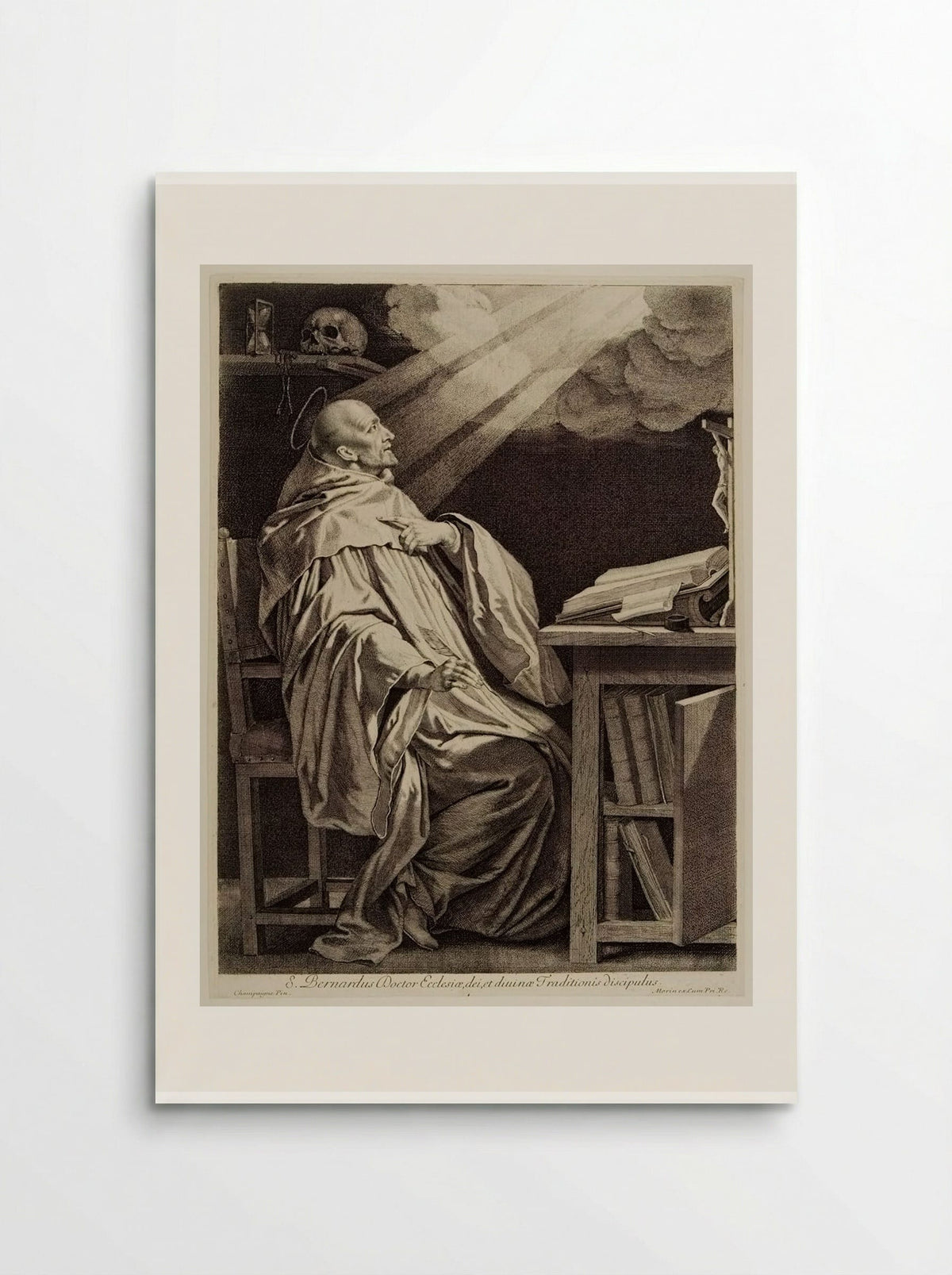 Saint Bernard of Clairvaux - Jean Morin - Poster