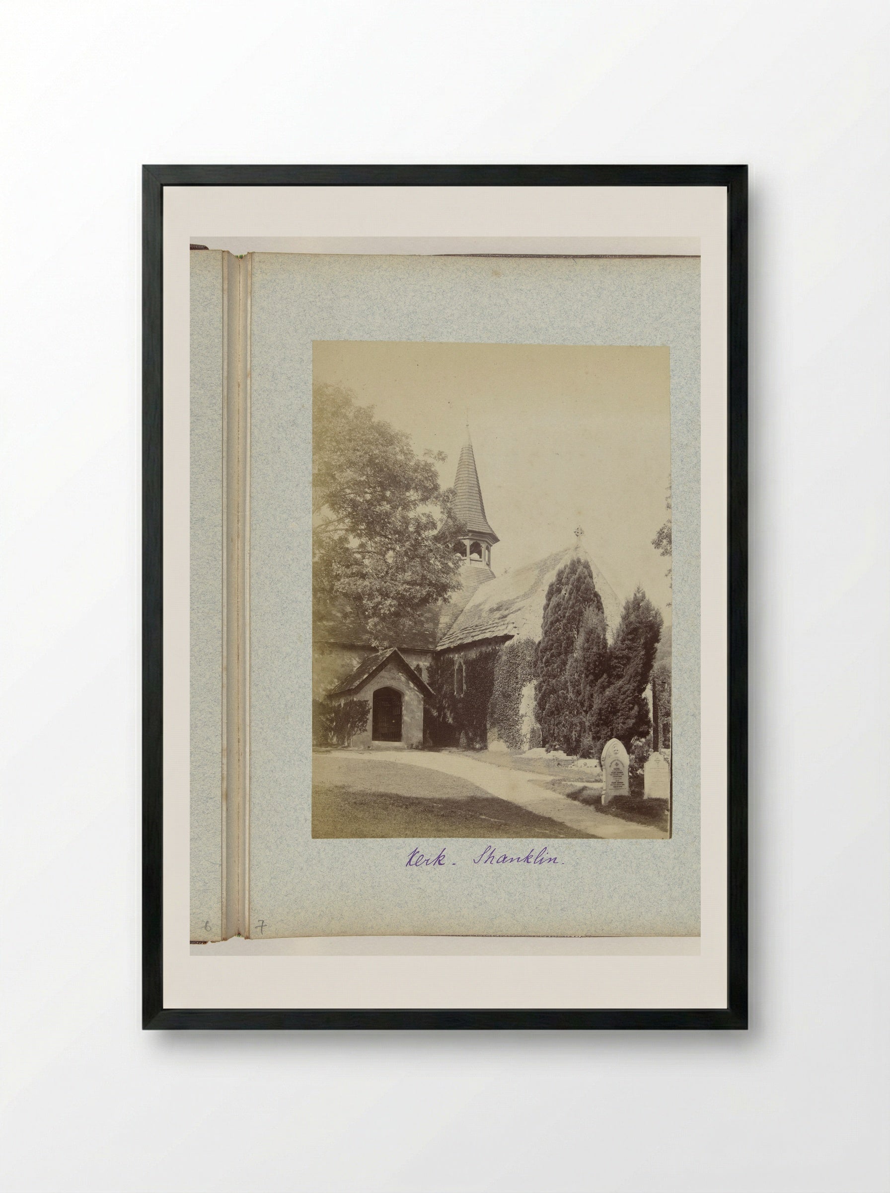 Saint Blasius Church, Shanklin - Henry Pauw van Wieldrecht - Framed Print Black