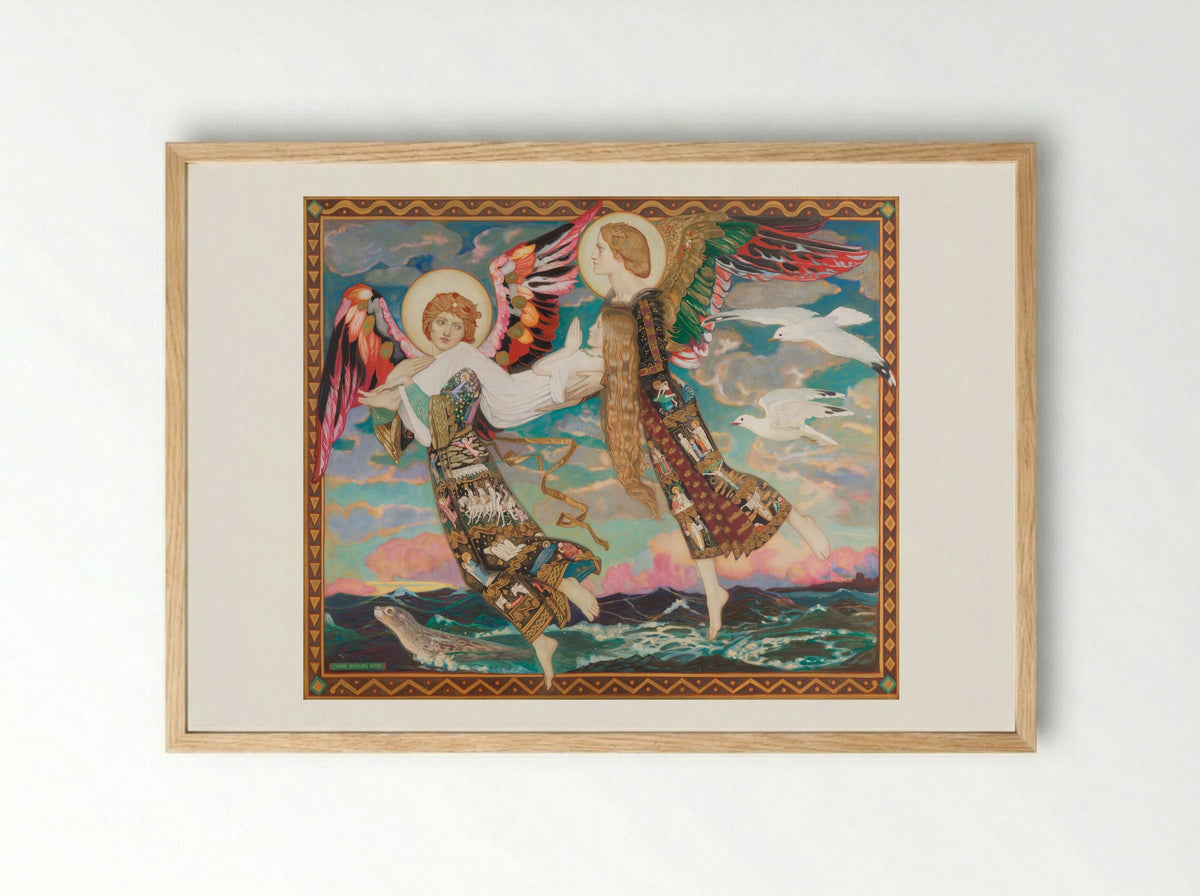 Saint Bride - John Duncan - Framed Print Wood