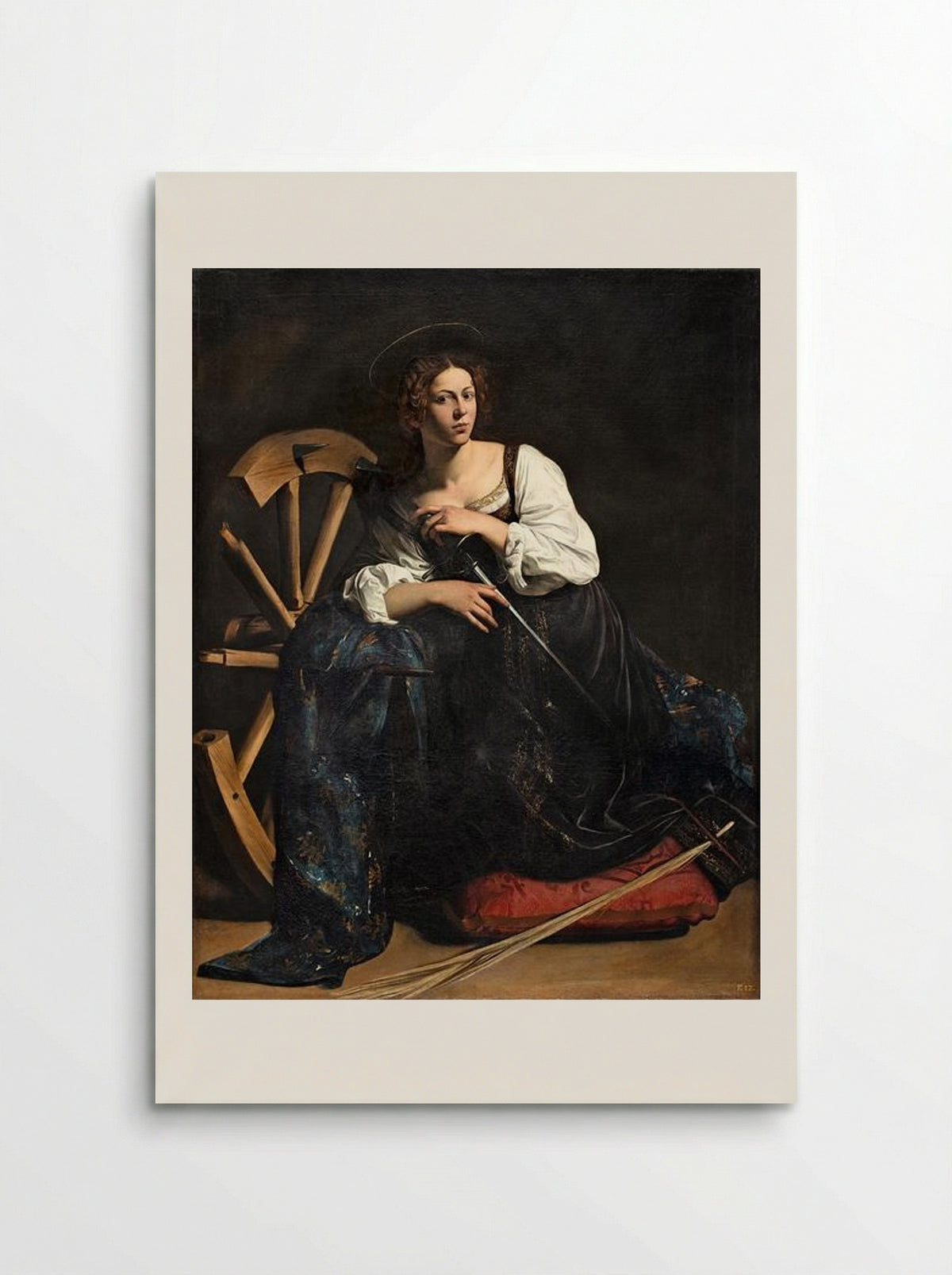Saint Catherine of Alexandria - Caravaggio - Poster