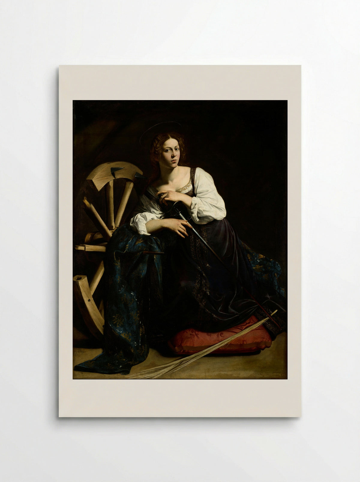 Saint Catherine of Alexandria - Caravaggio - Poster