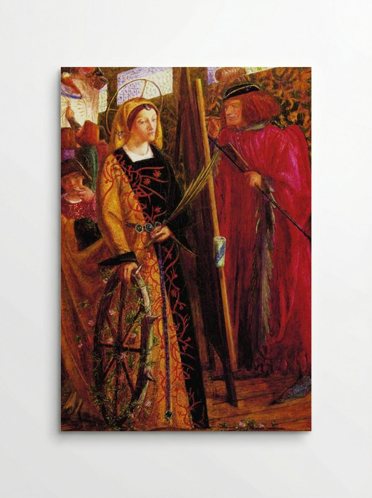 Saint Catherine - Dante Gabriel Rossetti - Poster