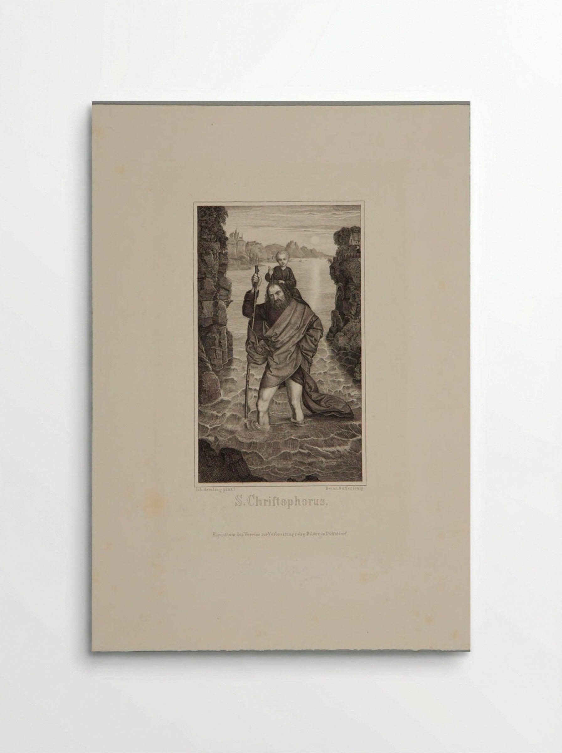 Saint Christopher - Heinrich Nüsser - Poster