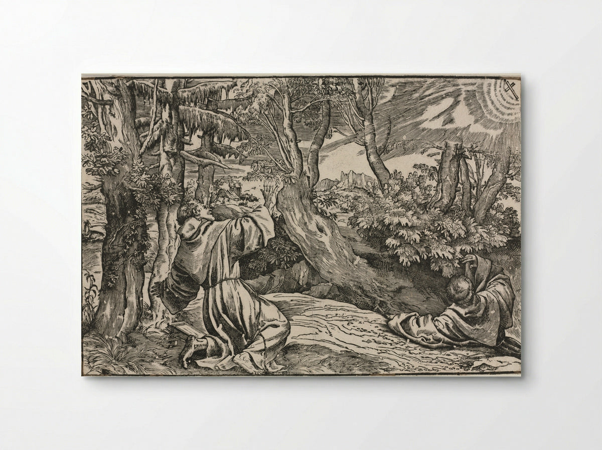 Saint Francis Receiving the Stigmata - Niccolo Boldrini - Poster