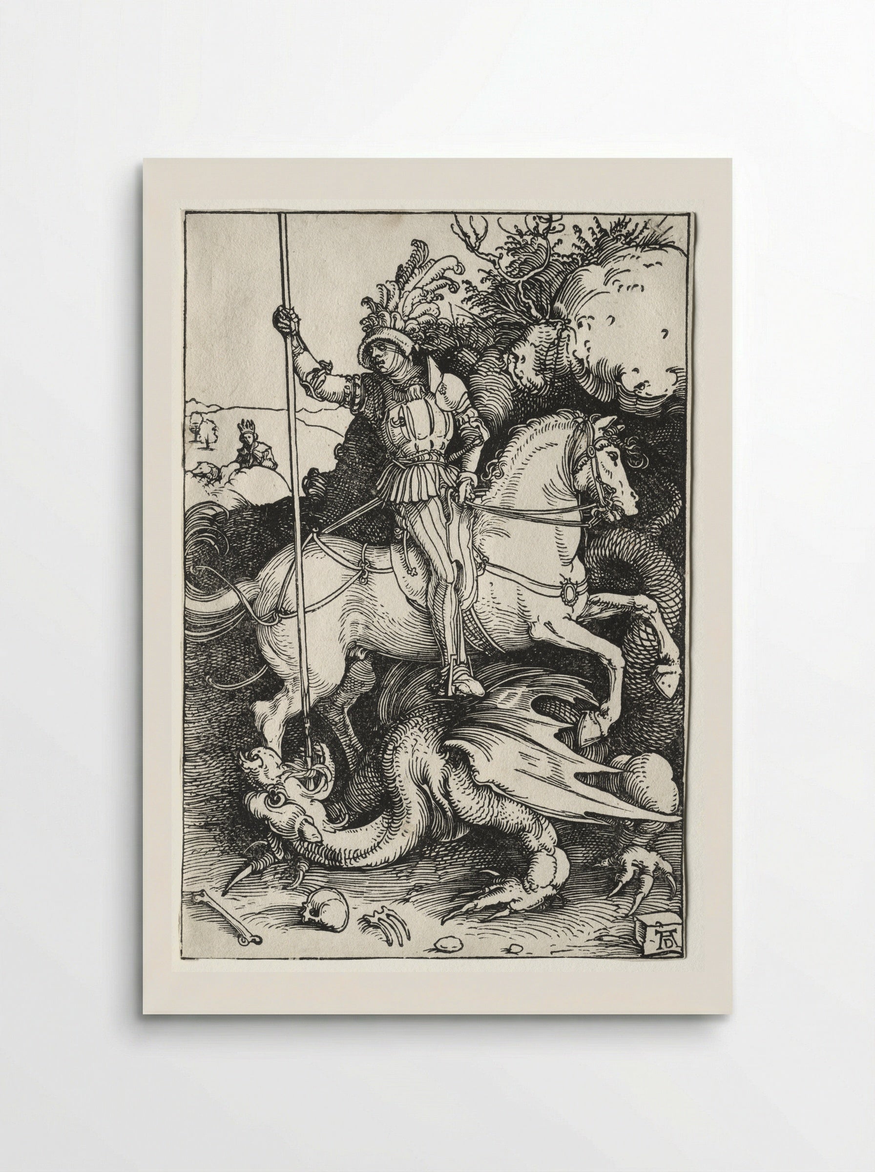 Saint George and the Dragon - Albrecht Dürer - Poster
