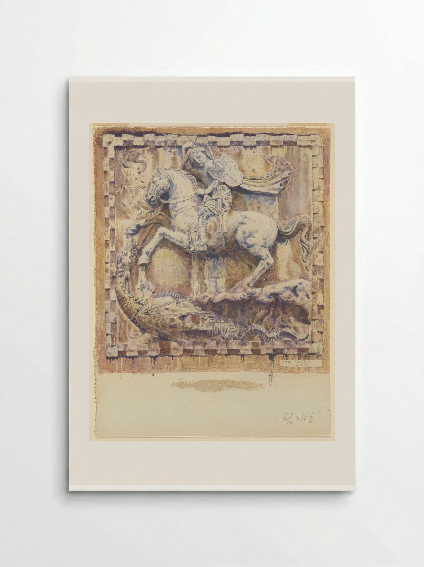 Saint George and the Dragon - Joseph Lindon Smith - Poster