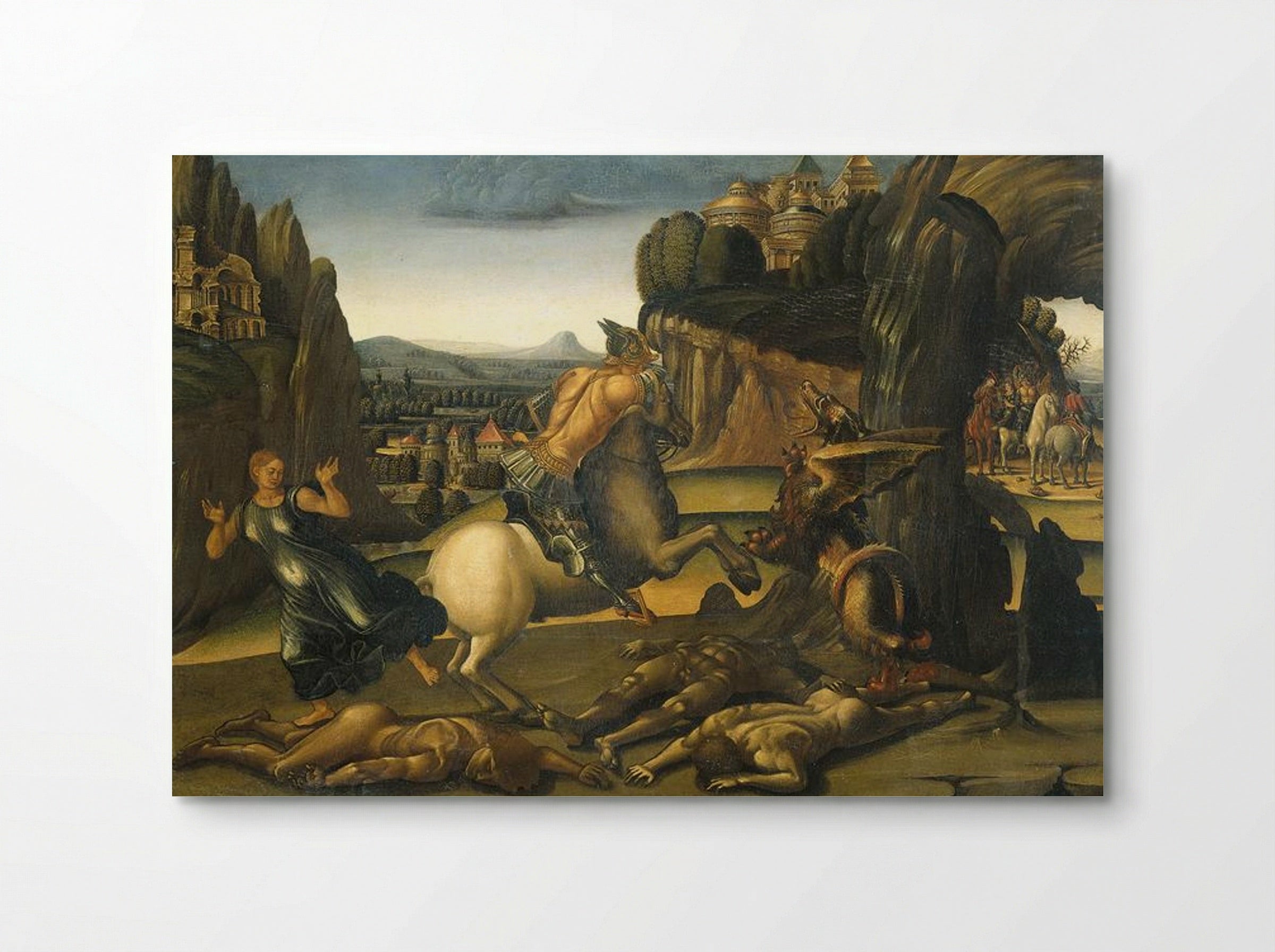 Saint George and the Dragon - Luca Signorelli - Poster