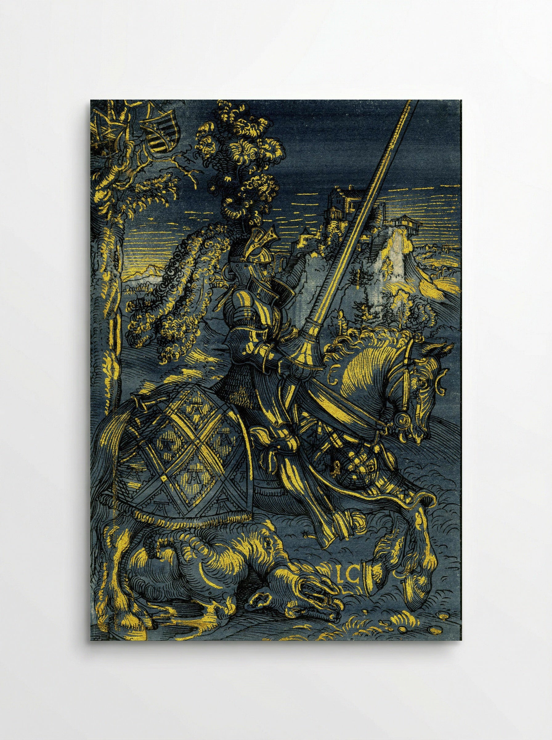 Saint George on Horseback - Lucas Cranach the Elder - Poster