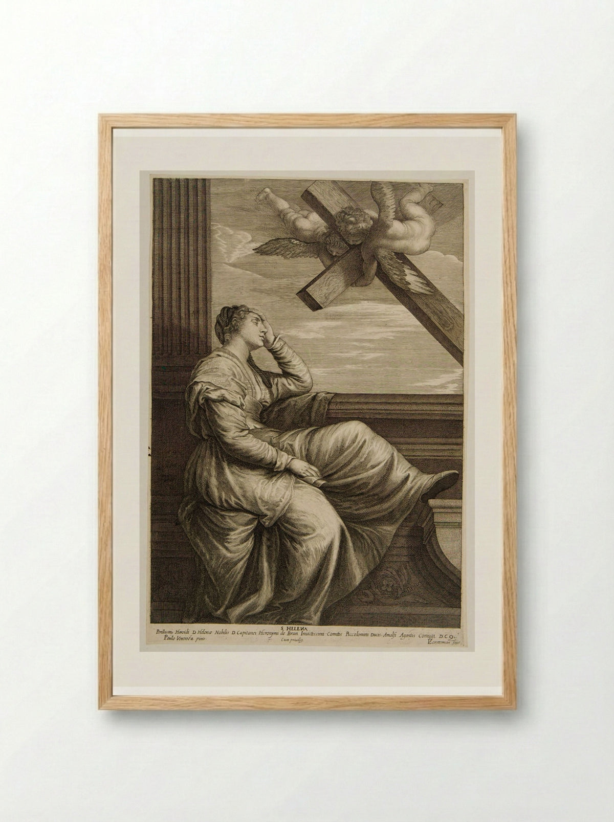 Saint Helena - Lucas Vorsterman I - Framed Print Wood