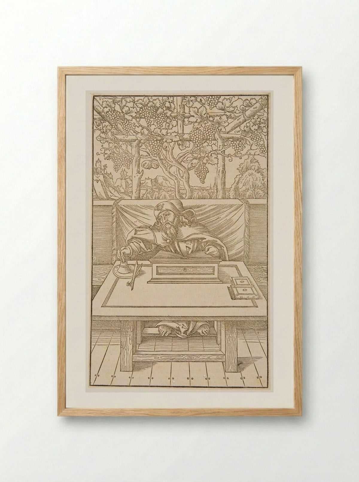 Saint James the Greater - Lucas Cranach the Younger - Framed Print Wood