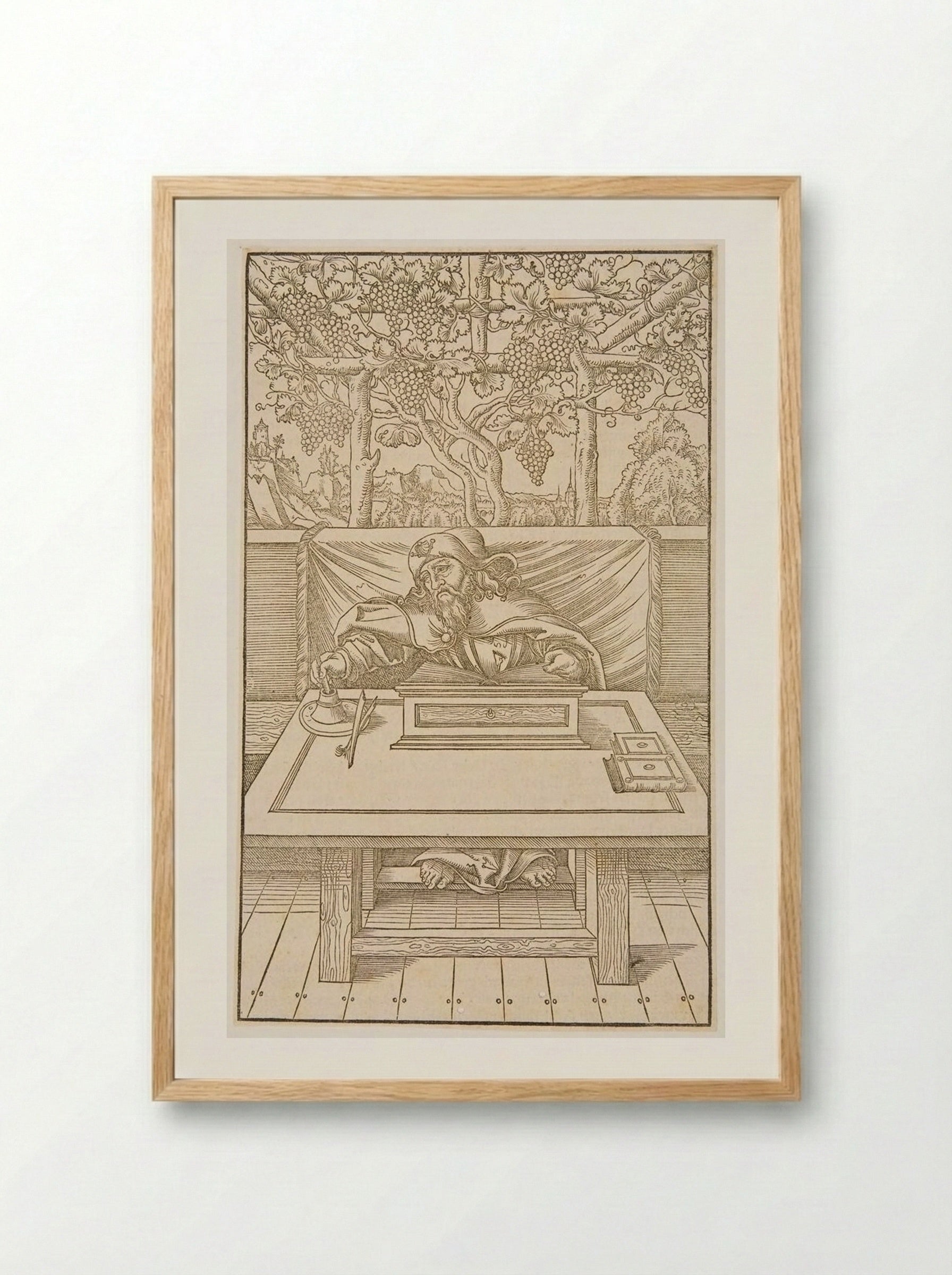 Saint James the Greater - Lucas Cranach the Younger - Framed Print Wood