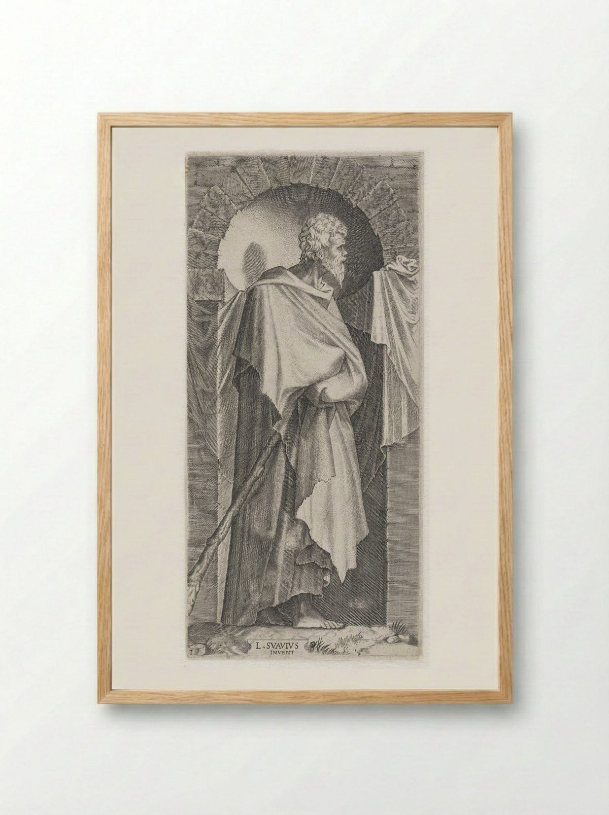 Saint James the Less - Lambertus Suavius - Framed Print Wood