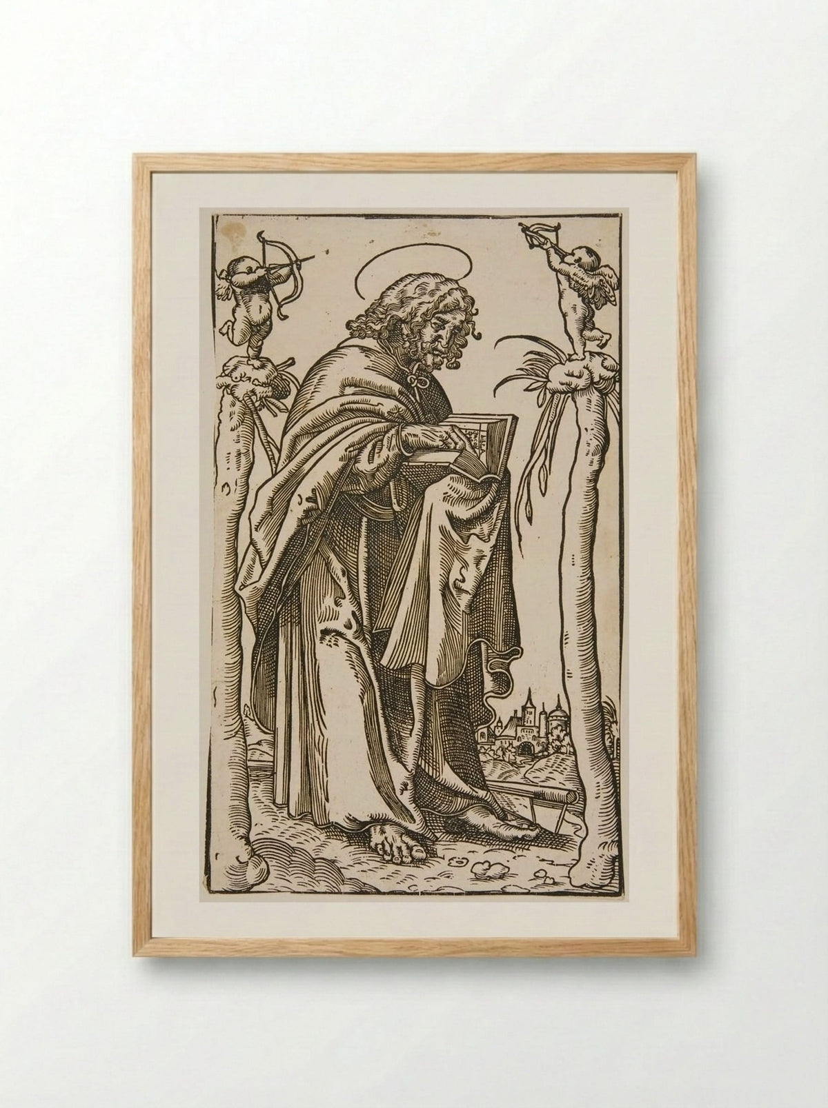 Saint James the Less - Lucas Cranach the Elder - Framed Print Wood
