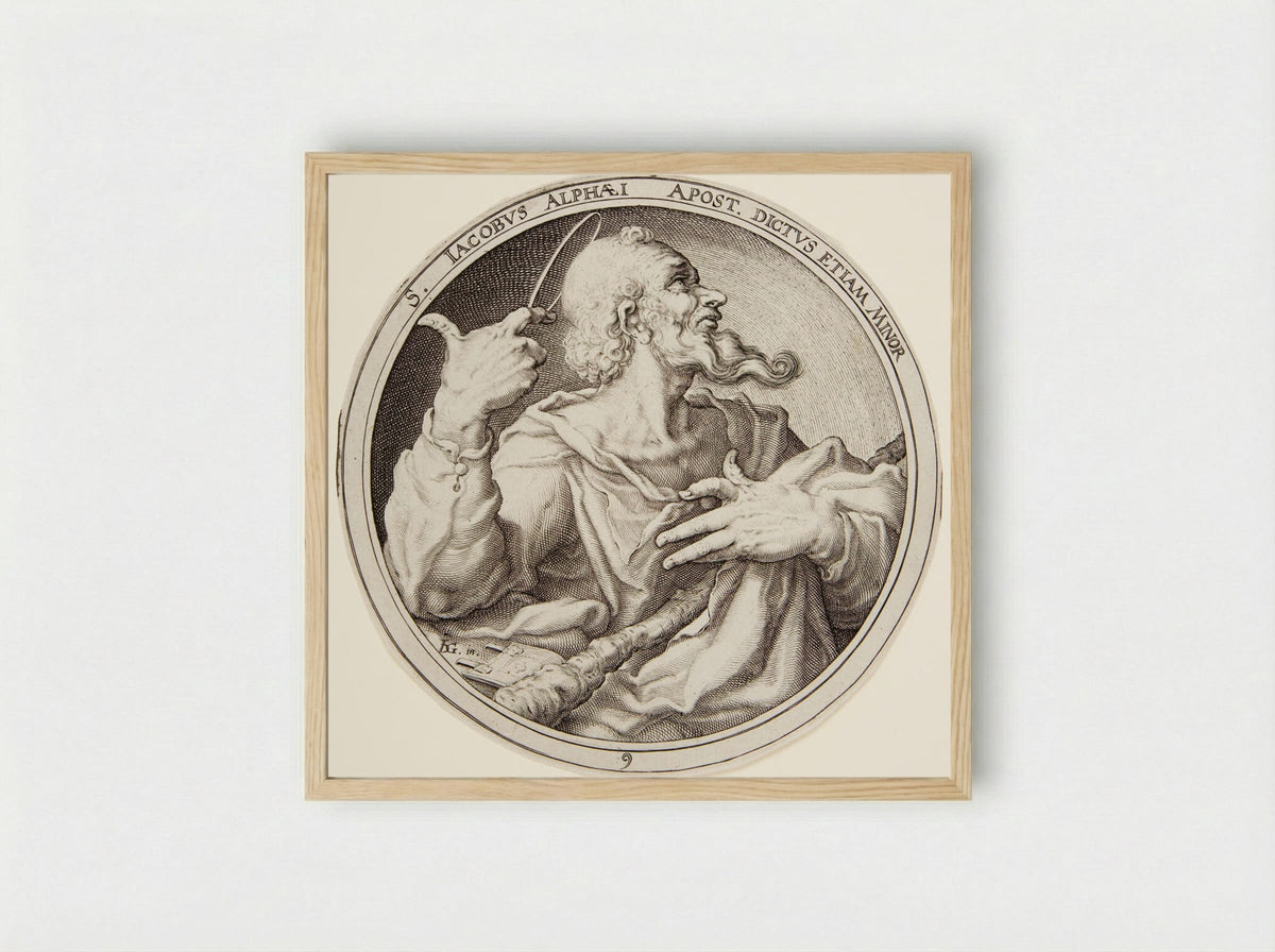 Saint James the Lesser - Zacharias Dolendo - Framed Print Wood
