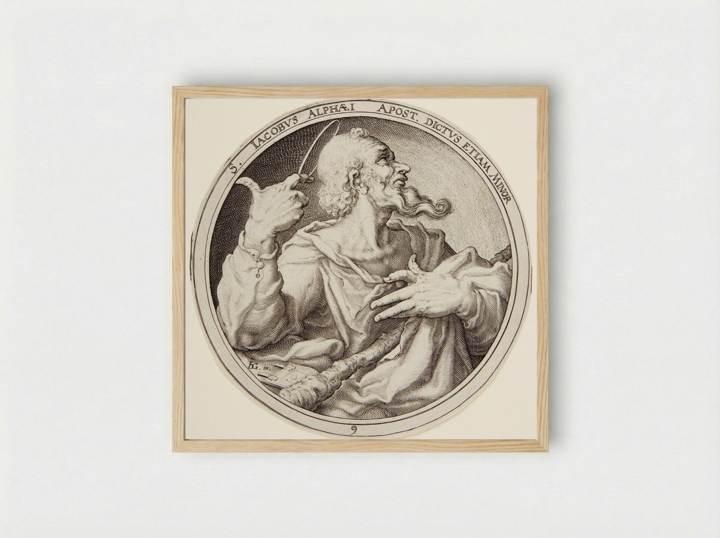 Saint James the Lesser - Zacharias Dolendo - Framed Print Wood