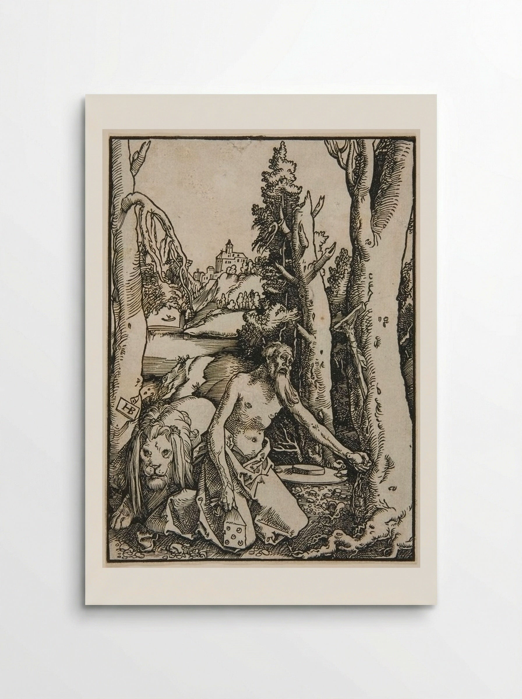 Saint Jerome in the Desert - Hans Baldung Grien - Poster