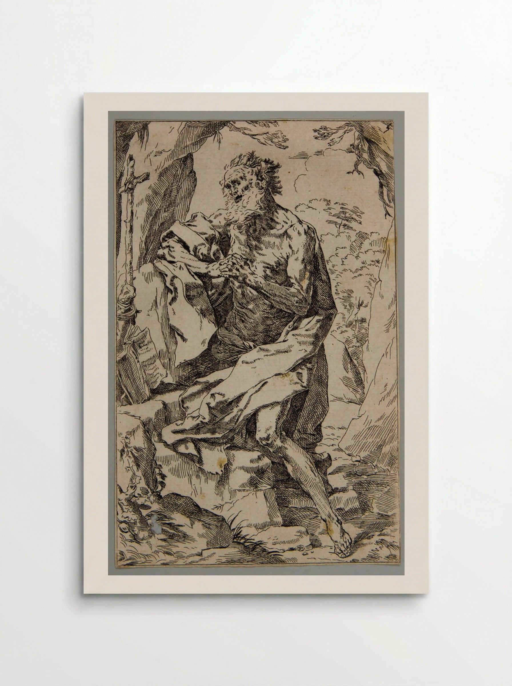 Saint Jerome - Guido Reni - Poster