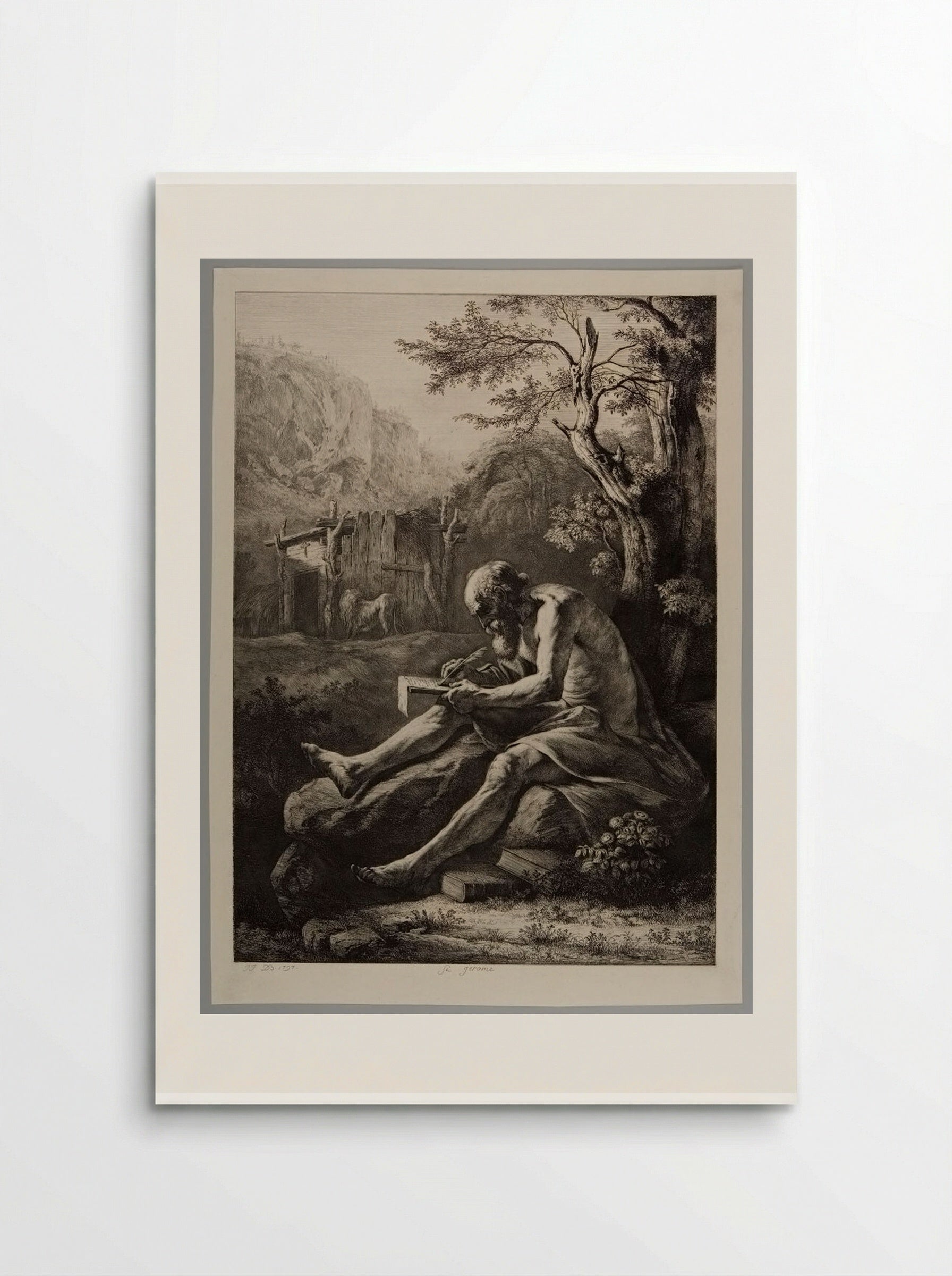 Saint Jerome - Jean-Jacques de Boissieu - Poster