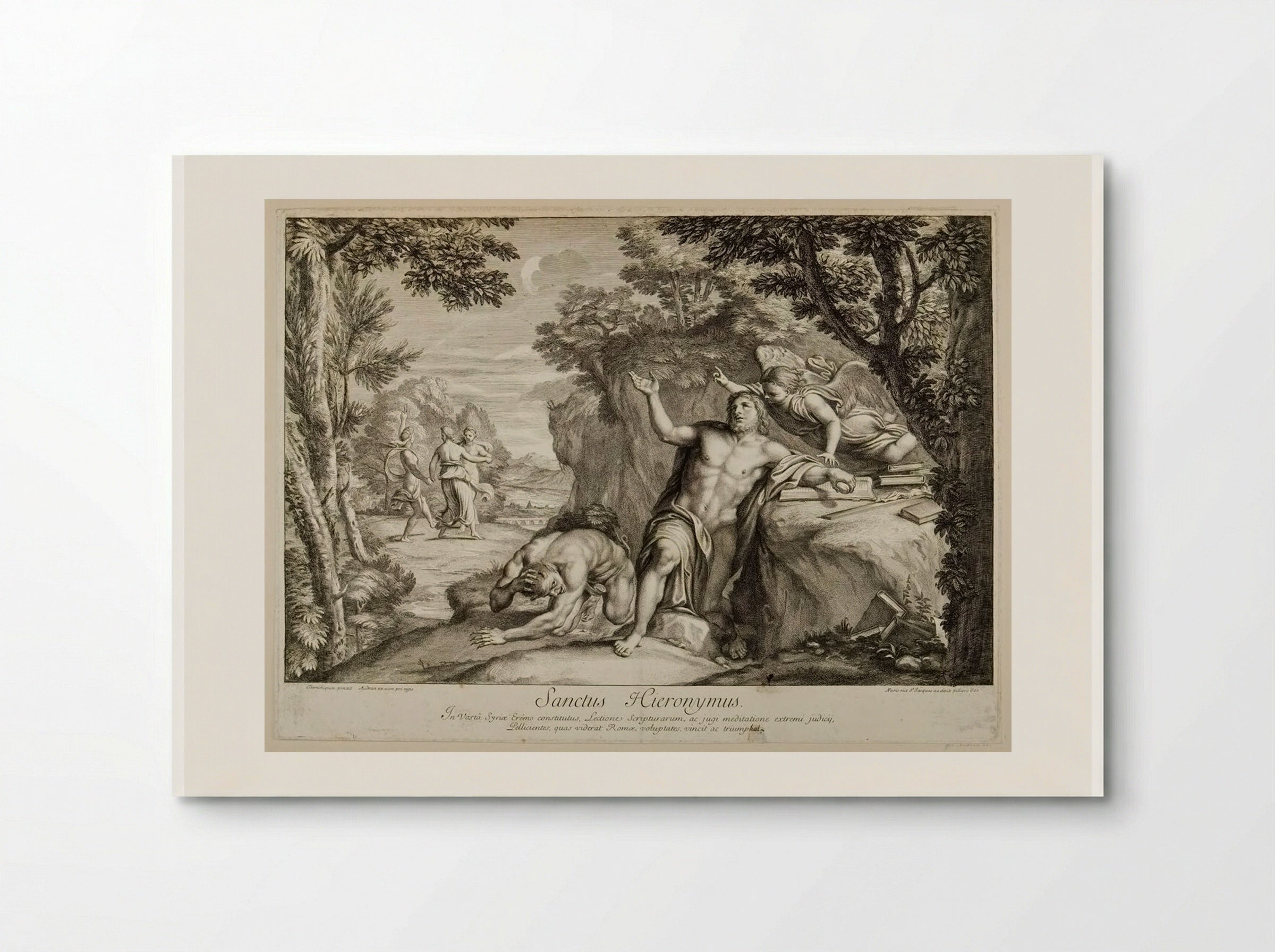 Saint Jerome - Gérard Audran - Poster