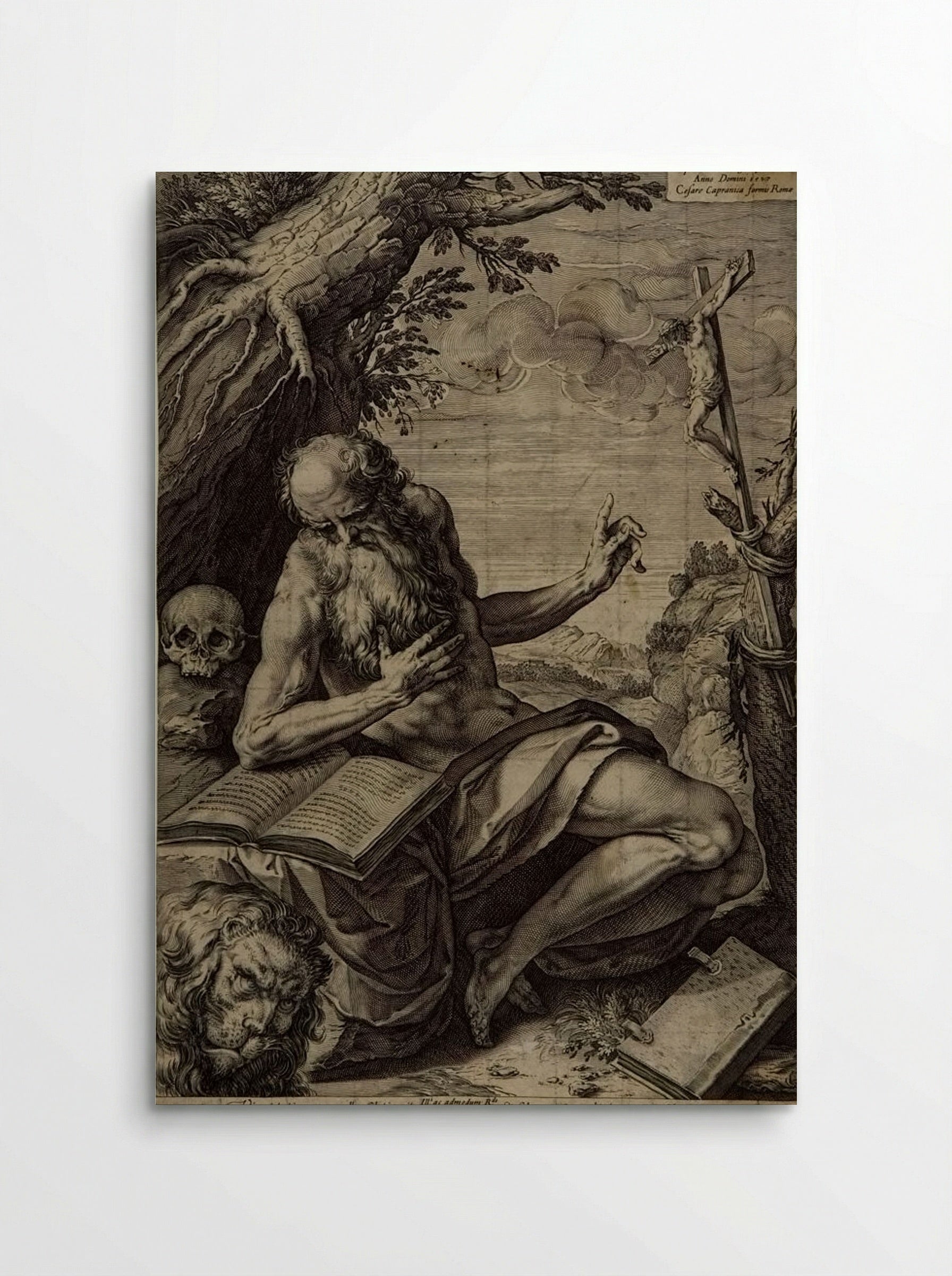 Saint Jerome - Raffaello Guidi - Poster