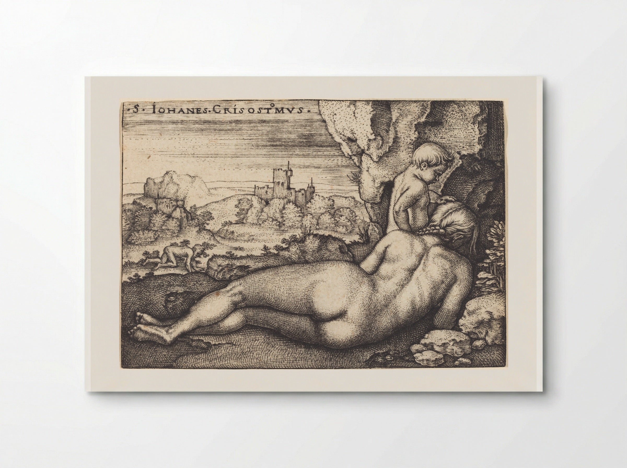 Saint John Chrysostom - Sebald Beham - Poster
