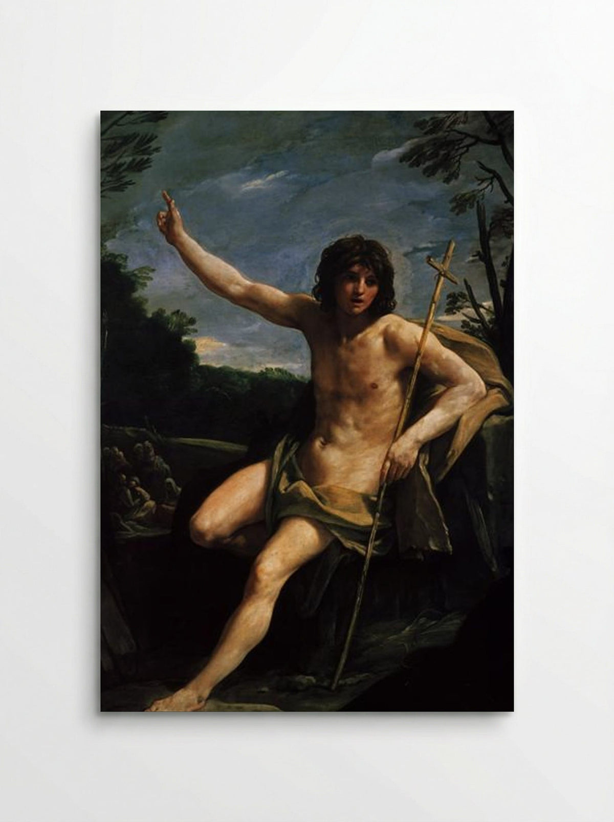 Saint John the Baptist in the Wilderness - Guido Reni - Poster