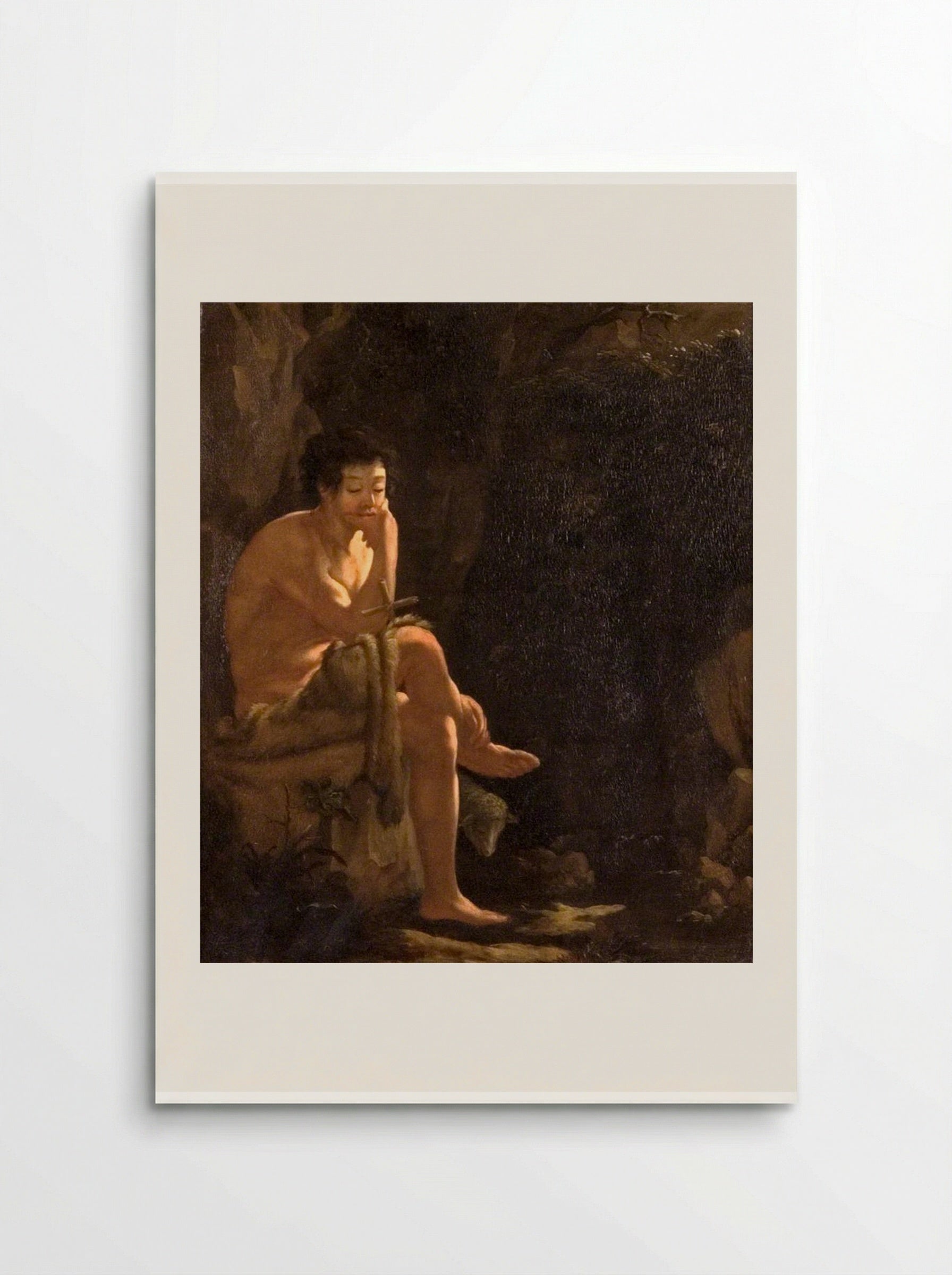Saint John the Baptist - Claude Mellan - Poster
