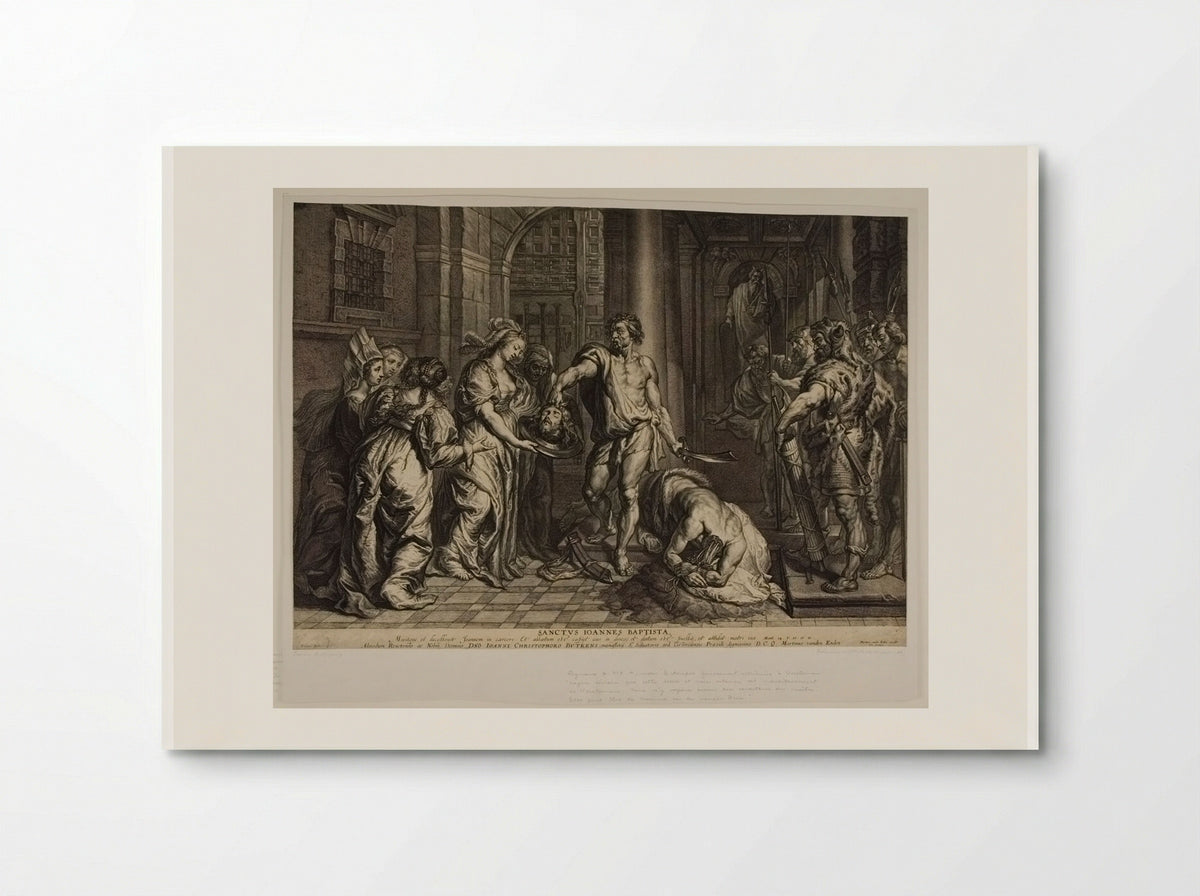 Saint John the Baptist - Lucas Vorsterman I - Poster