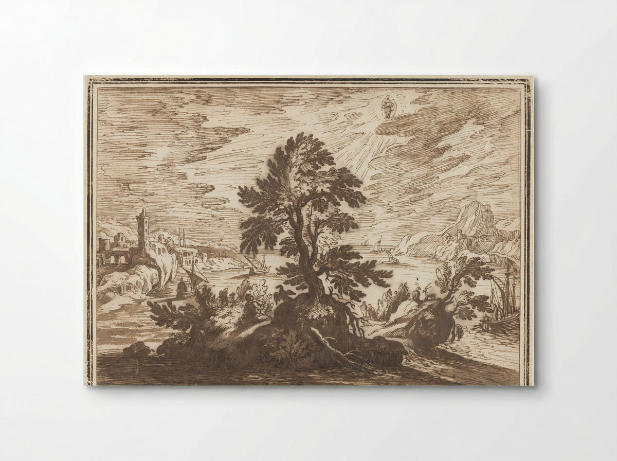 Saint John the Evangelist on Patmos - Lodewijk Toeput - Poster