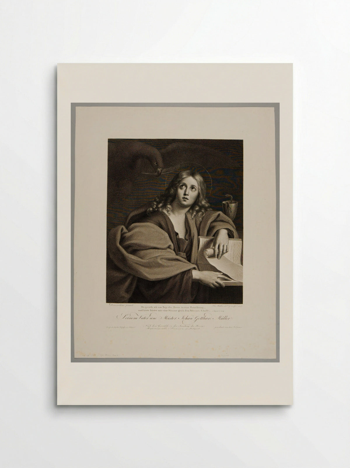 Saint John the Evangelist - Johann Friedrich Wilhelm Müller - Poster