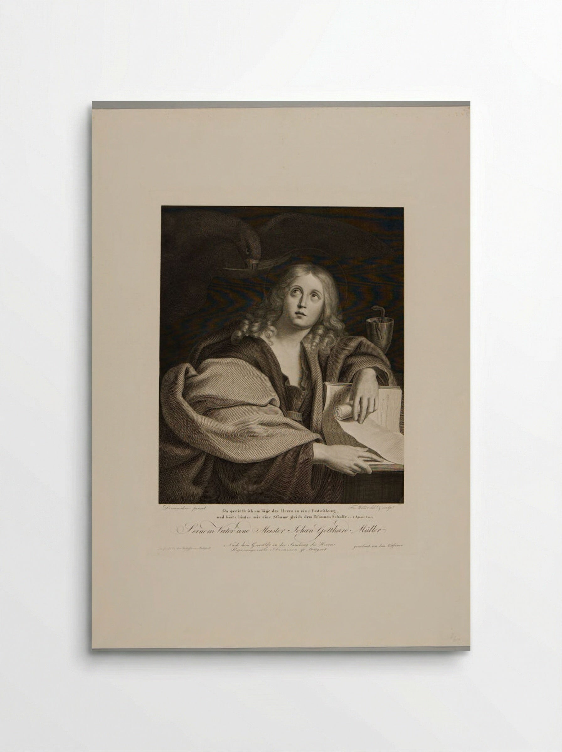 Saint John the Evangelist - Johann Friedrich Wilhelm Müller - Poster
