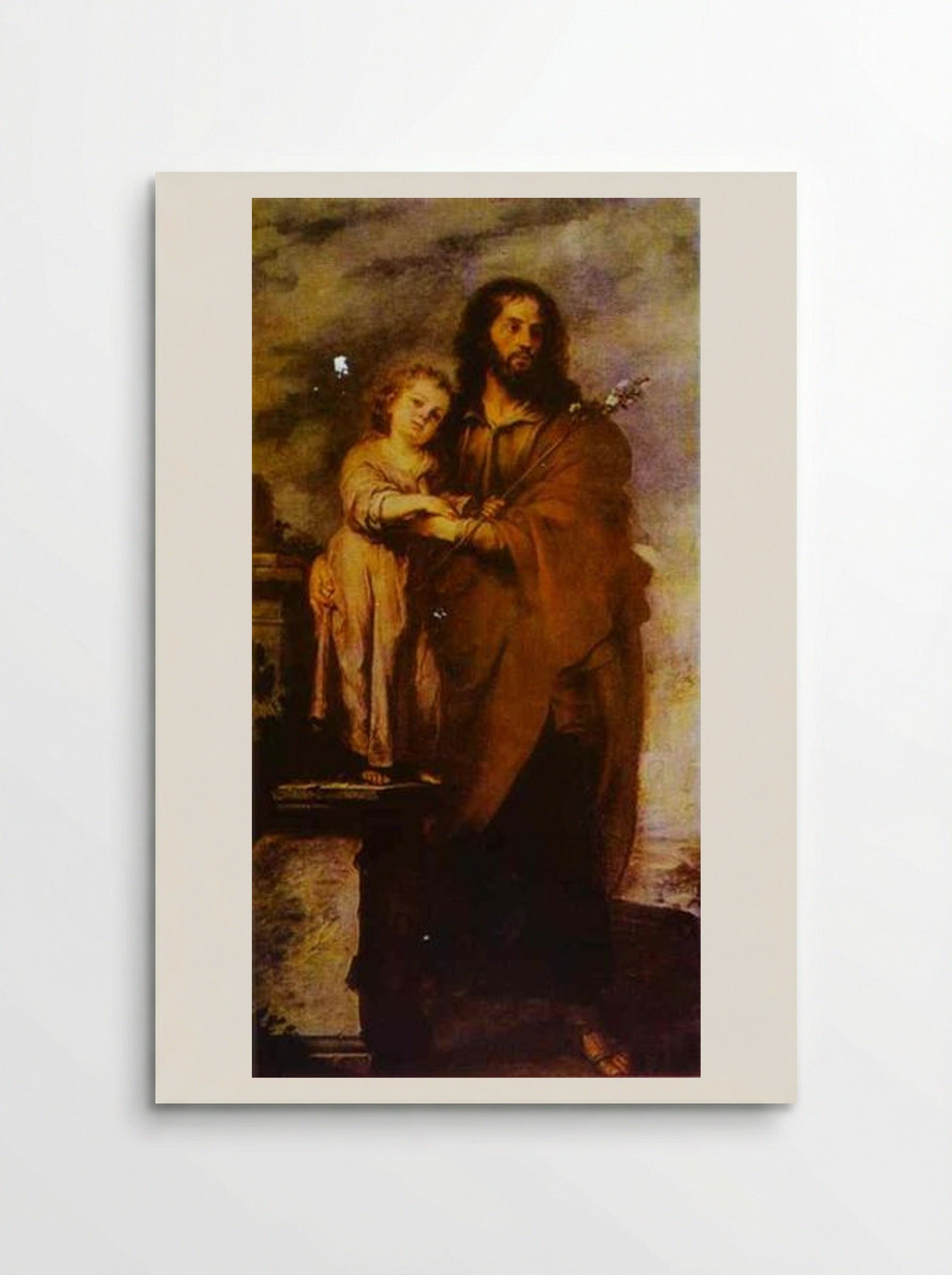 Saint Joseph with the Christ Child - Bartolomé Esteban Murillo - Poster