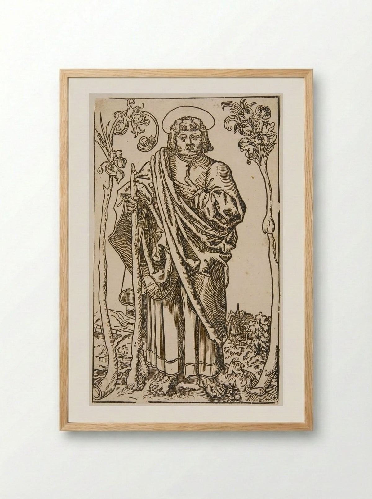 Saint Judas Thaddeus - Lucas Cranach the Elder - Framed Print Wood