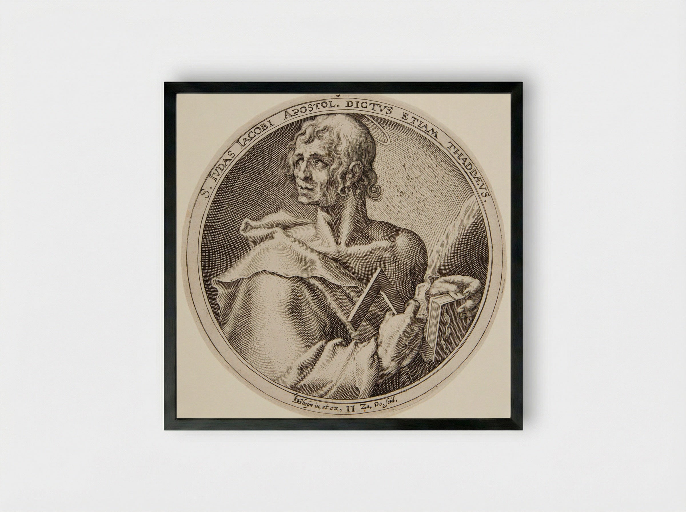 Saint Jude Thaddaeus - Zacharias Dolendo - Framed Print Black
